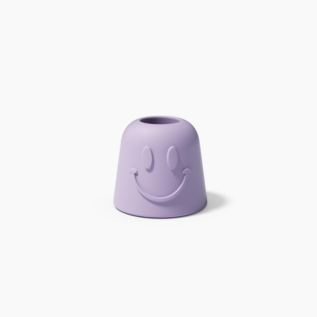 Purple Smiley Pen & Toothbrush Holder-Boowan Nicole