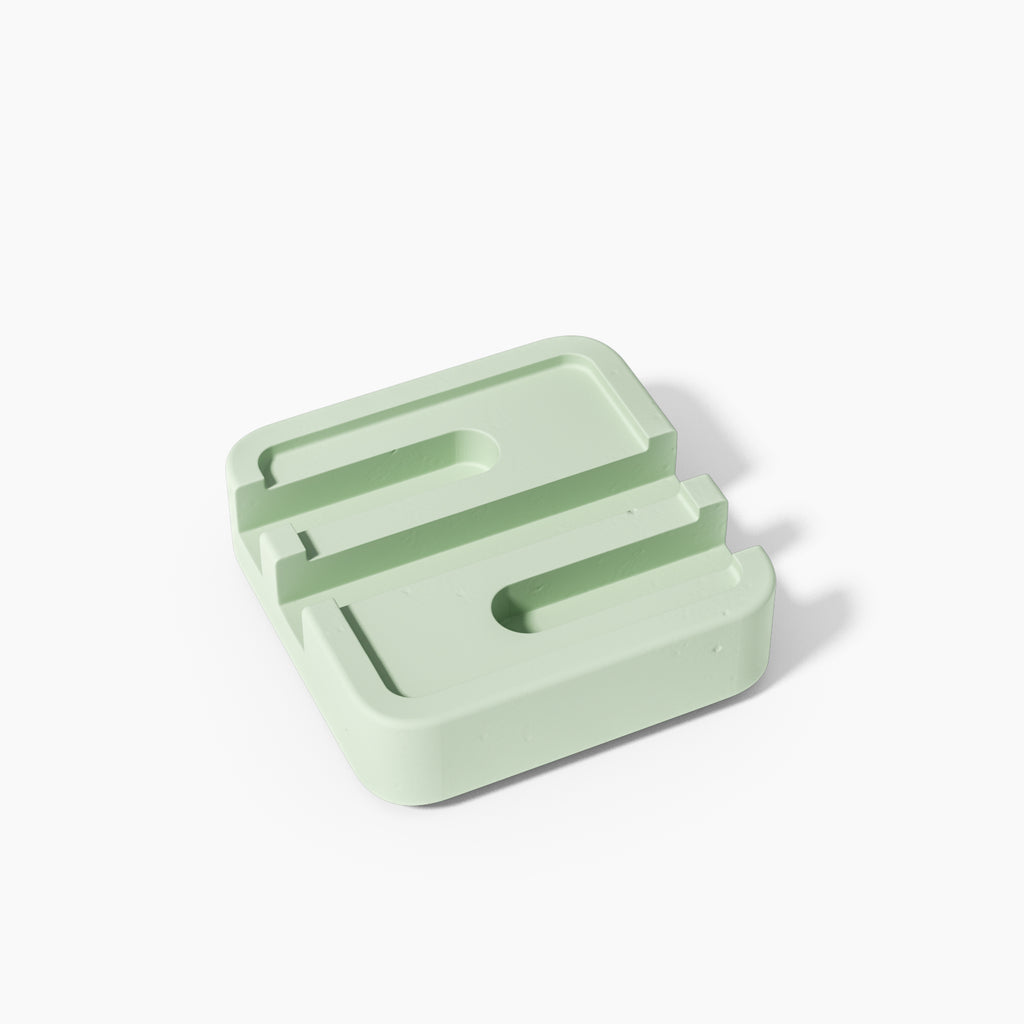 Green Square Multi-Functional Stationery Support-Boowan Nicole