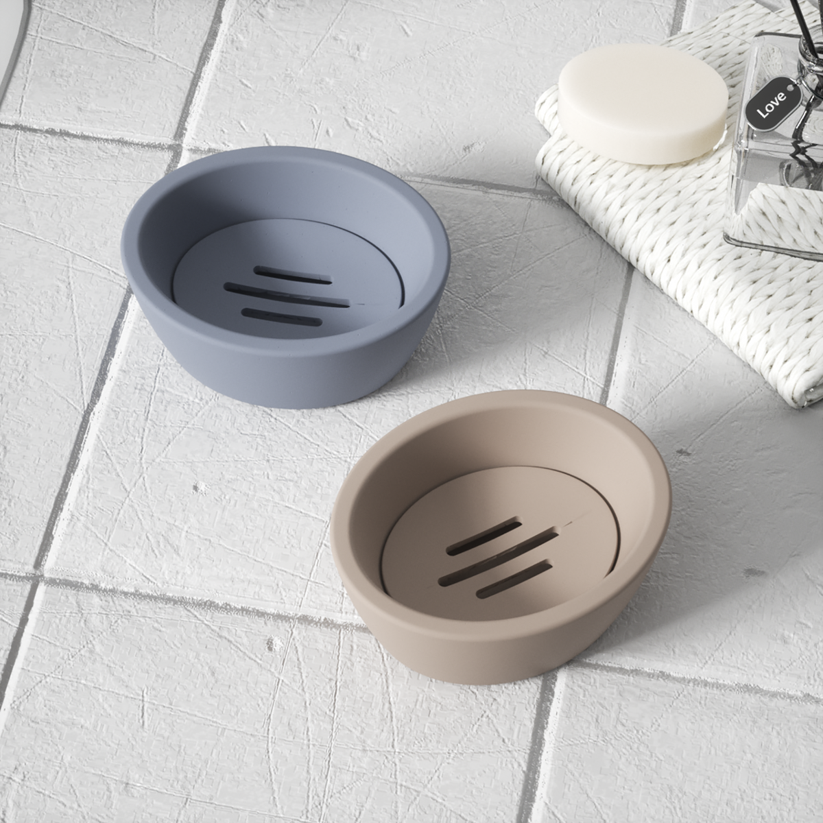 The Round Detach & Drain Soap Dish Silicone Mold – Boowan Nicole