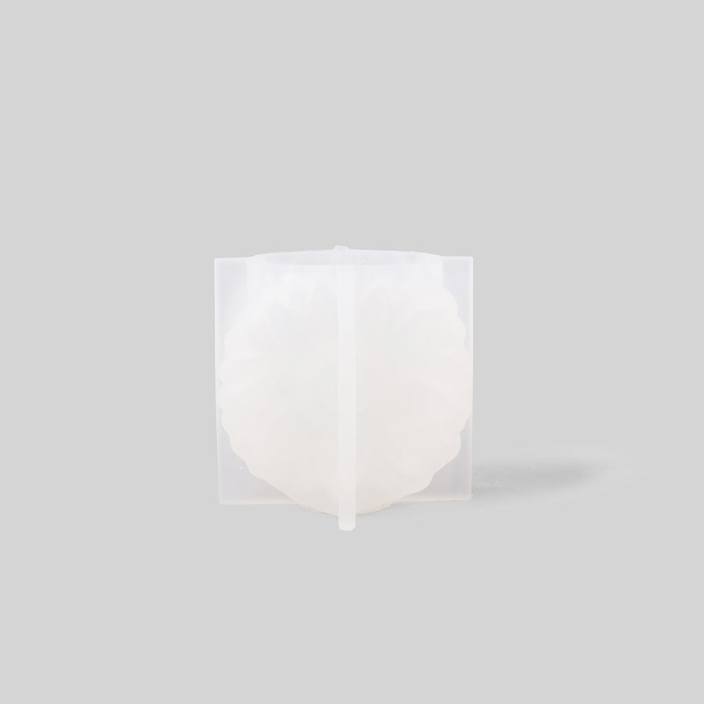 White Silicone Mold for Making Sunflower Mirage Candle - Boowan Nicole
