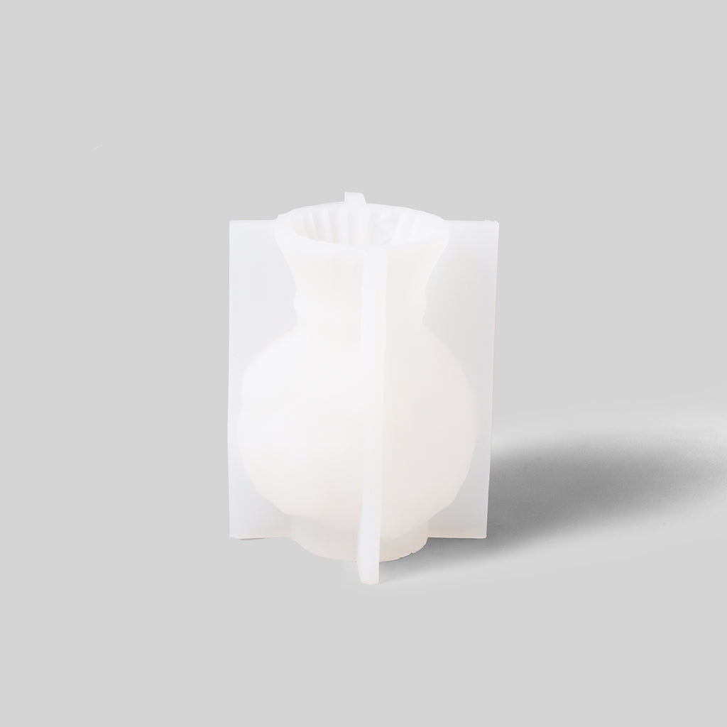 White Silicone Mold to Make Hydrangea Bouquet Flourishing Candle - Boowan Nicole