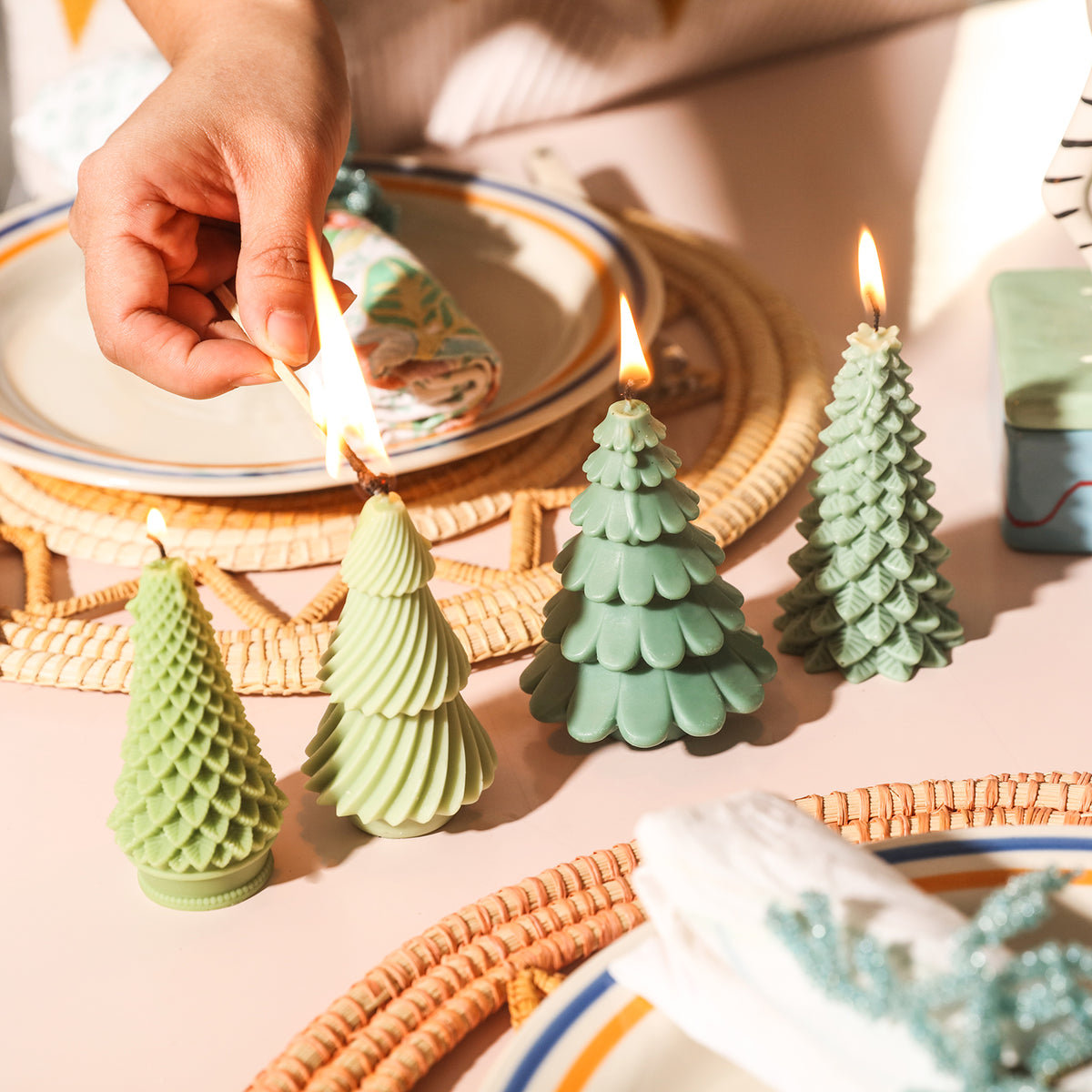 Mini Christmas Tree Candle Mold – Boowan Nicole