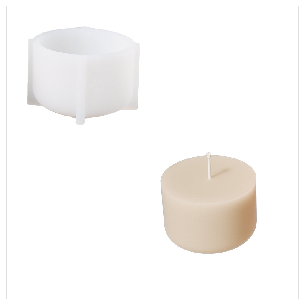 50oz refill candle and white silicone mold - Boowan Nicole