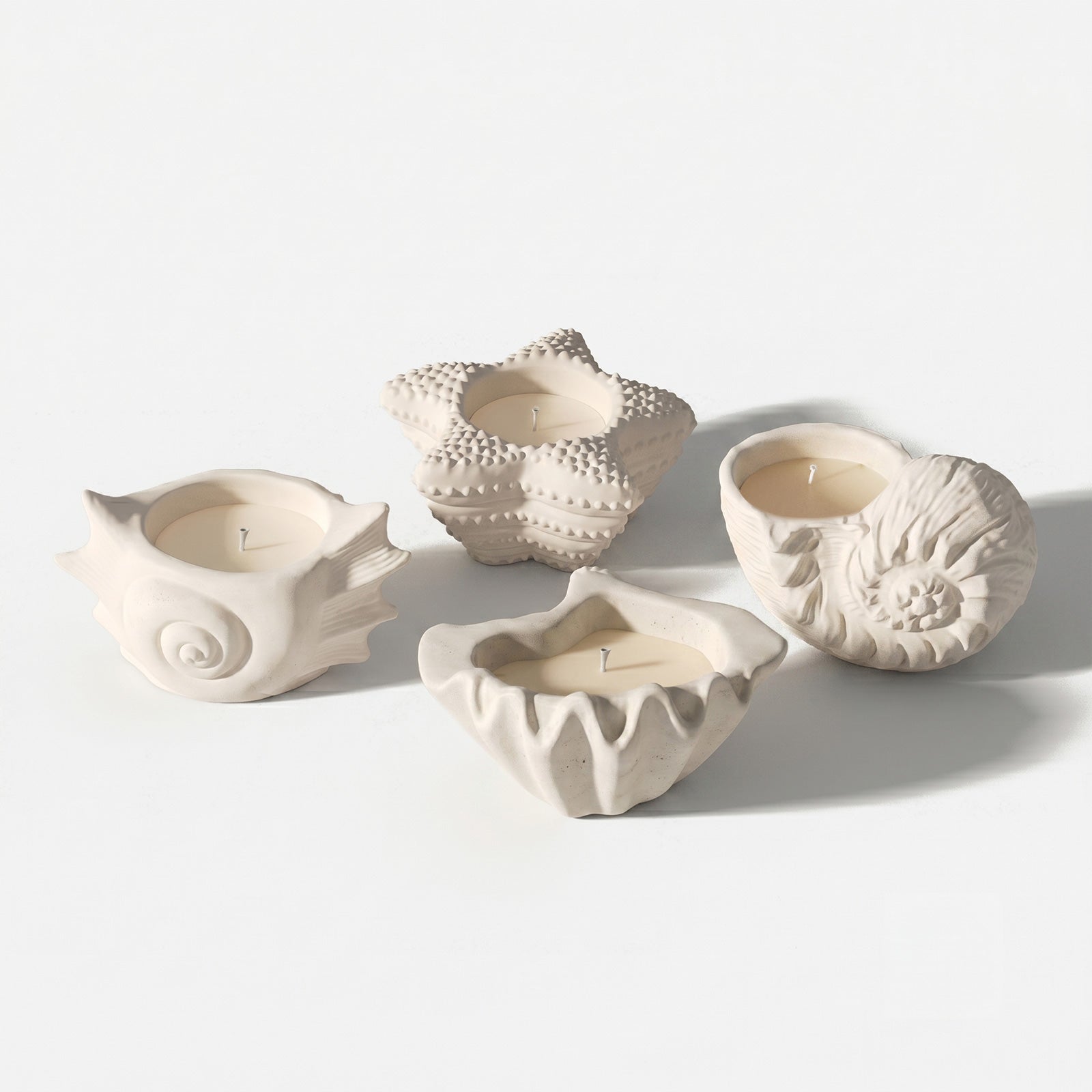Coastal Shell Treasures Candle Jar Silicone Mold Collection