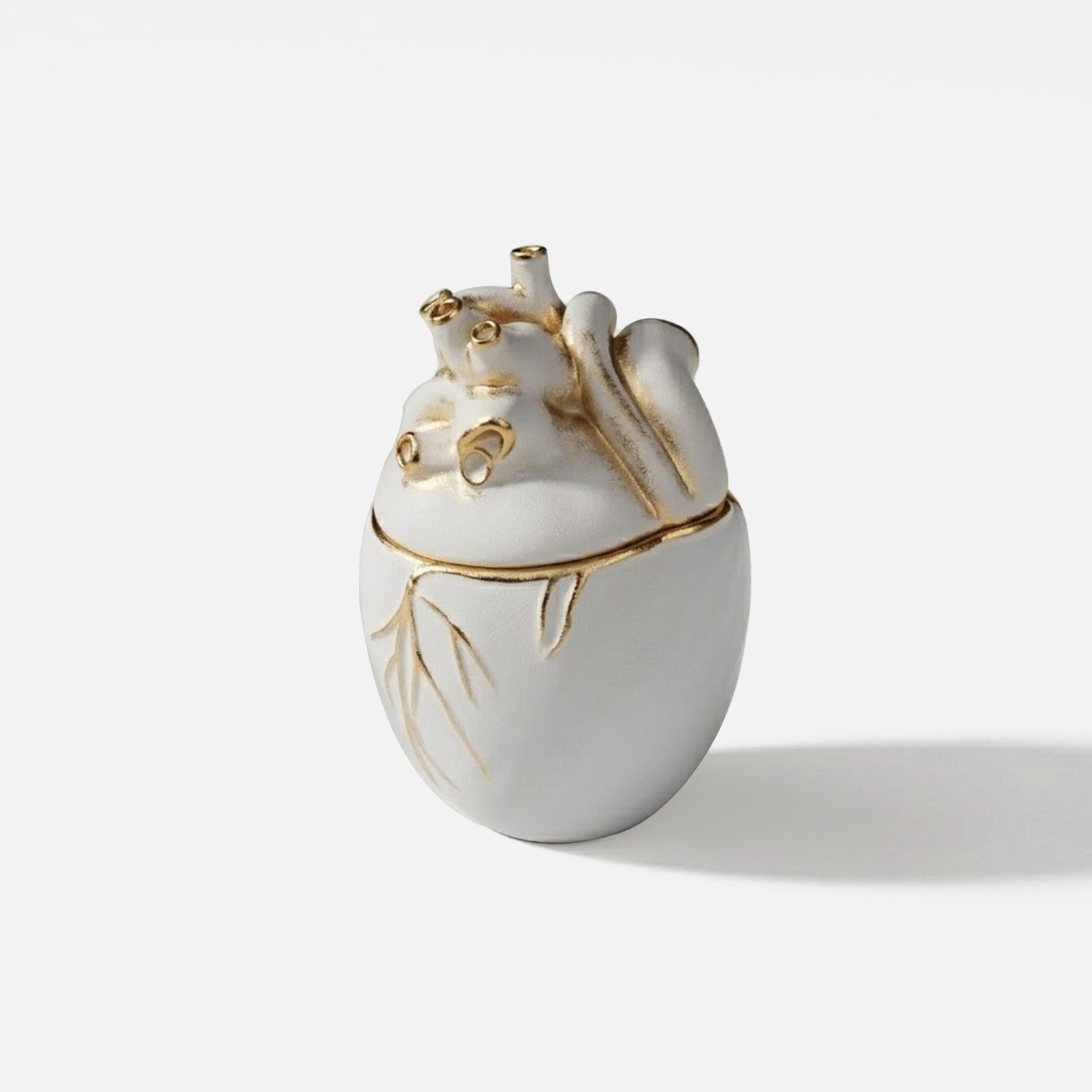 Sculpted Heart Candle Jar Silicone Mold - Candle Jar Mold - Boowan