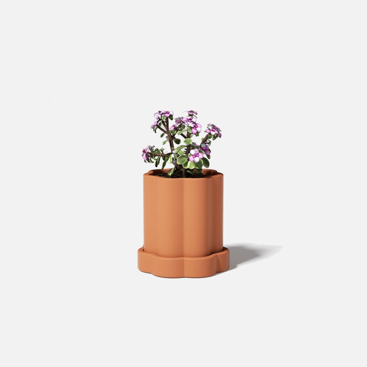 large plant pot mold Medium Floral Column Plant Pot Silicone Mold – Boowan Nicole
