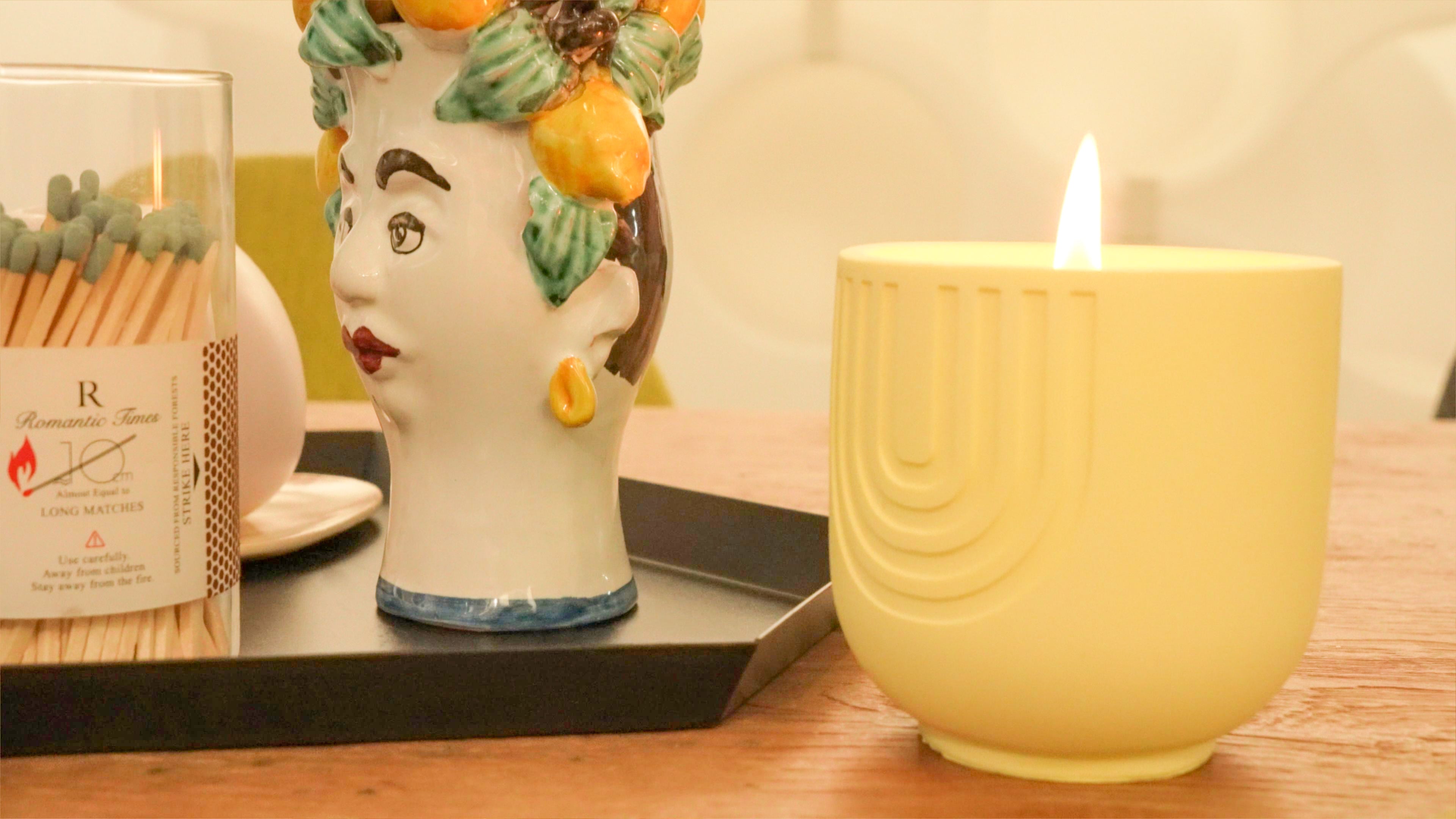 How To Make Concrete/Jesmonite Candle Jars Using Silicone Mold - Boowan Nicole
