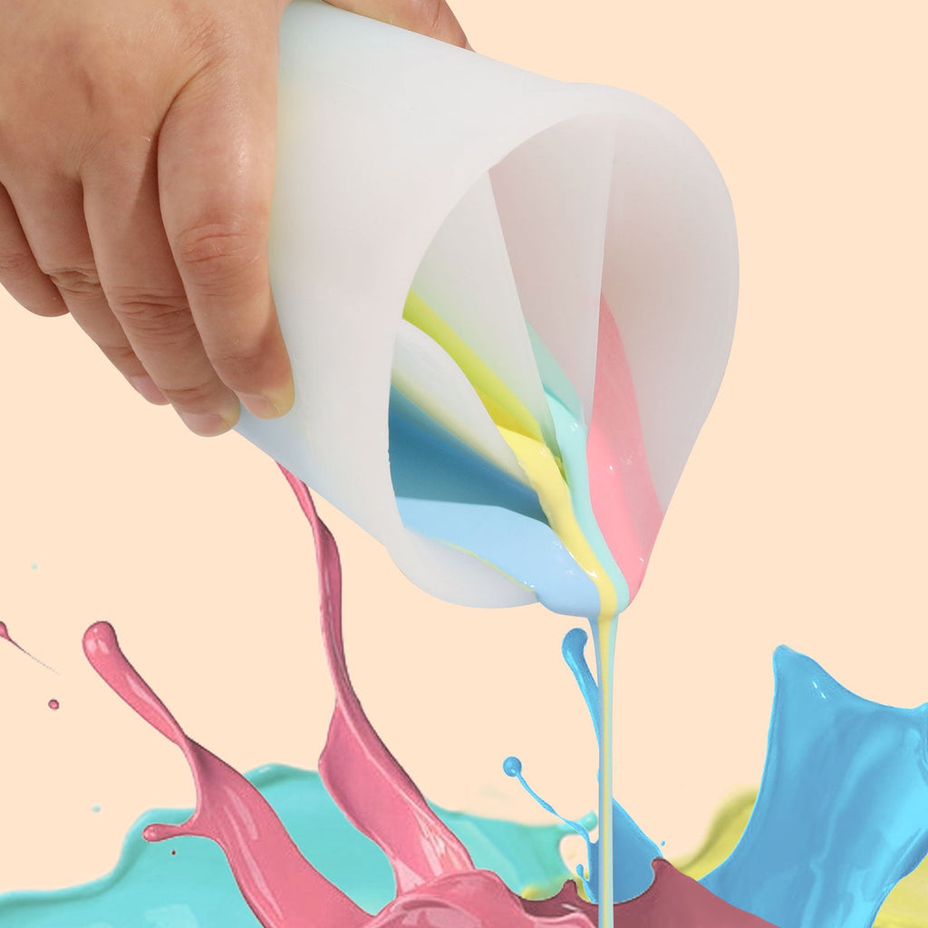 Master the Pouring Art Effects with Split Pouring Cup! 🎨✨