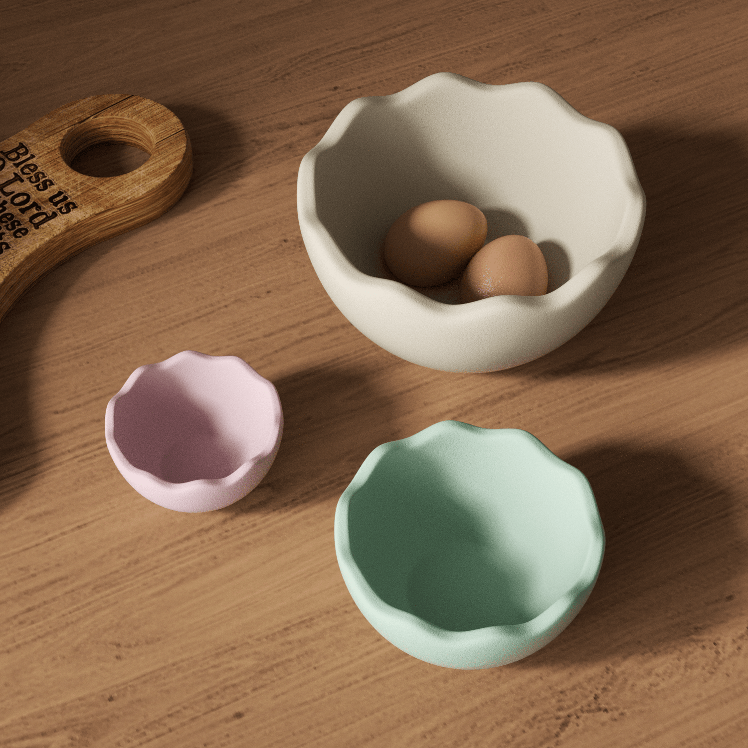 Boowannicole's Easter Delights Collection: Mini Trays and Elegant Eggshell Bowls for a Festive Feast - Boowan Nicole