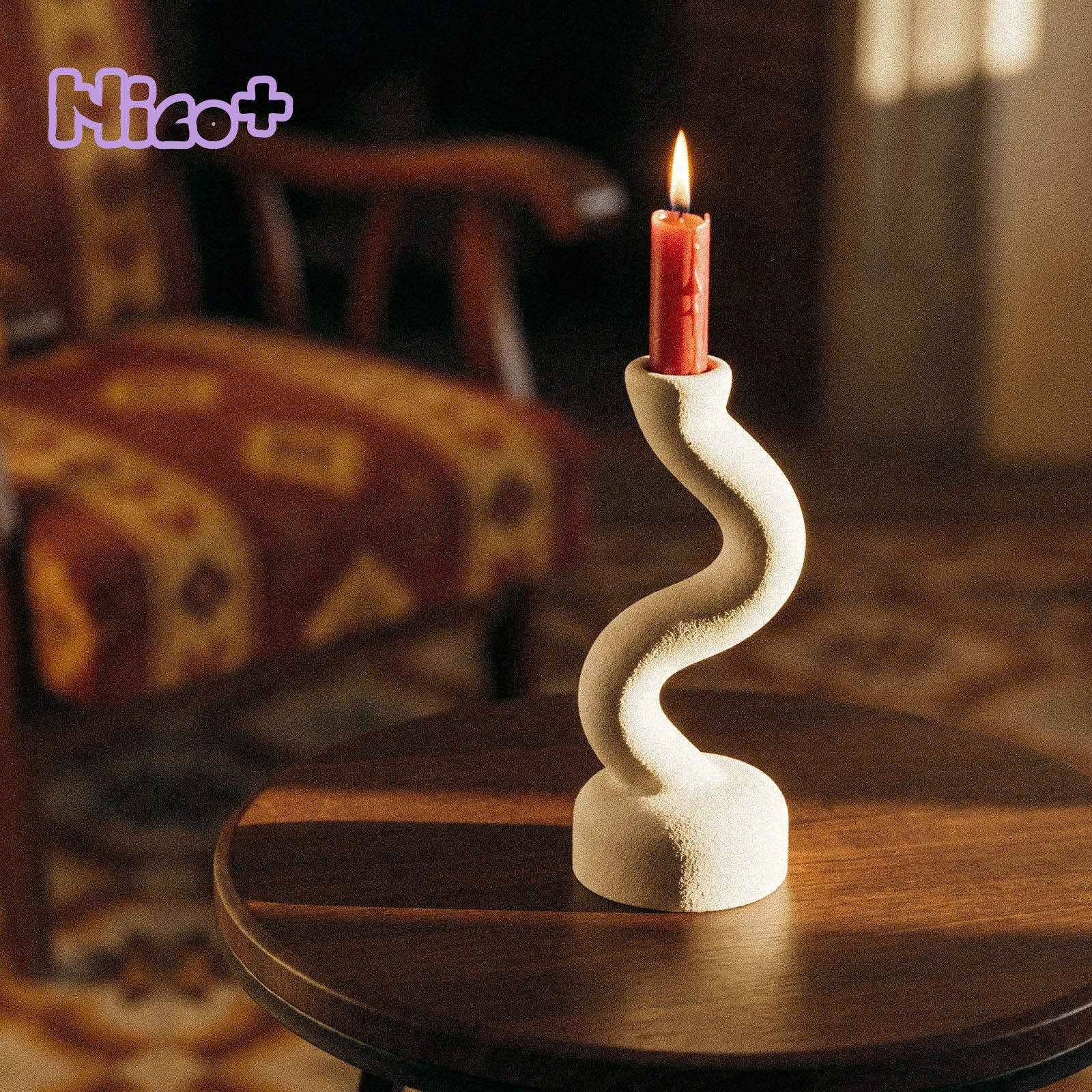 NINA FITZ x Boowan Nicole BEND Candle Holder Silicone Mold