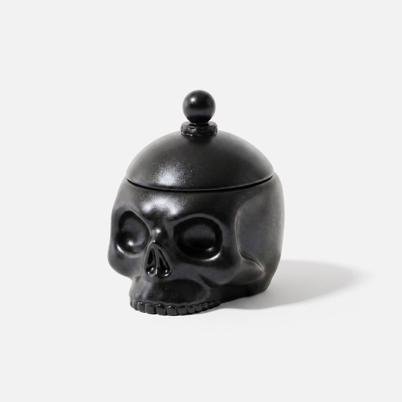 Midnight Skull Candle Jar Silicone Mold