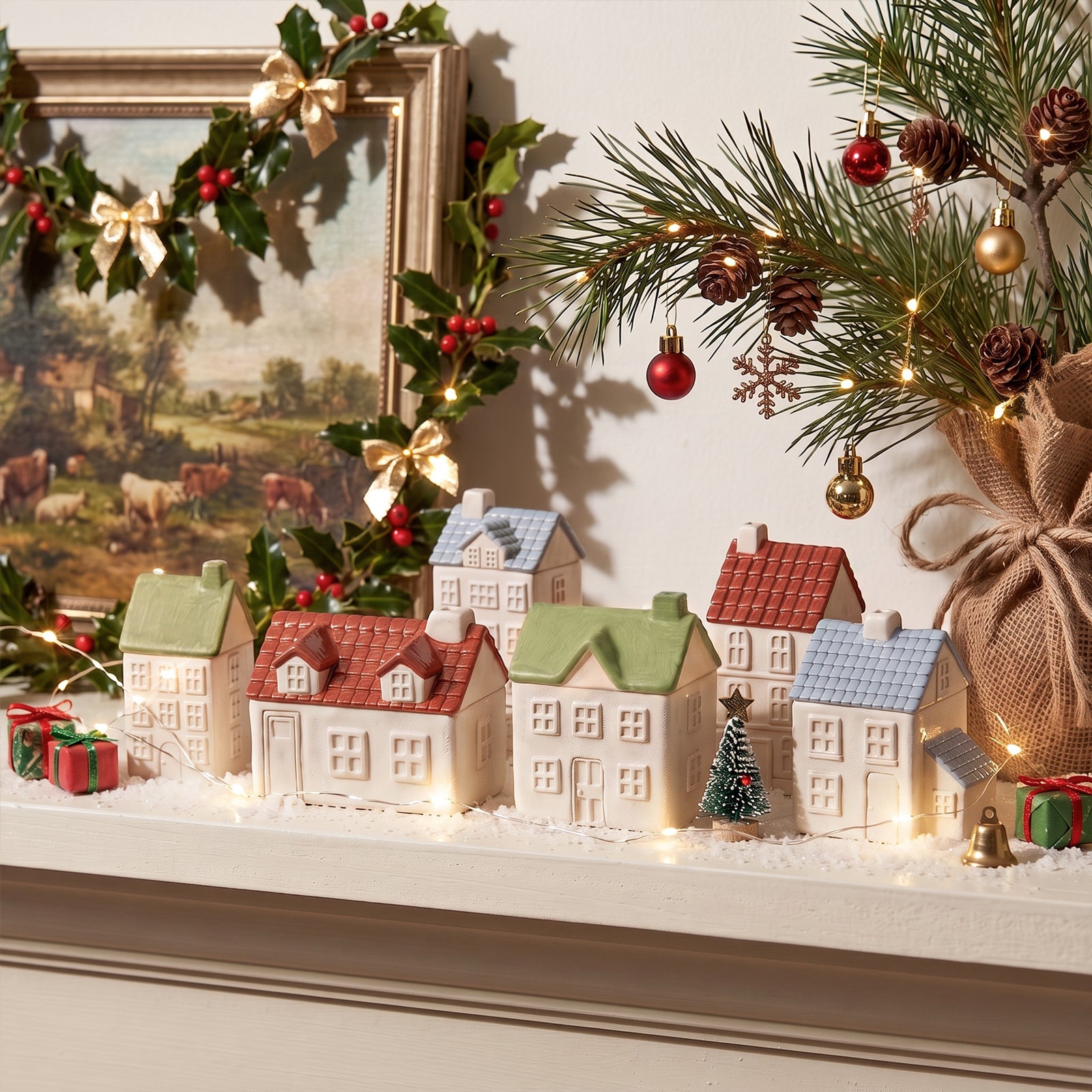 Little Dream Village Candle Jar Silicone Mold Collection