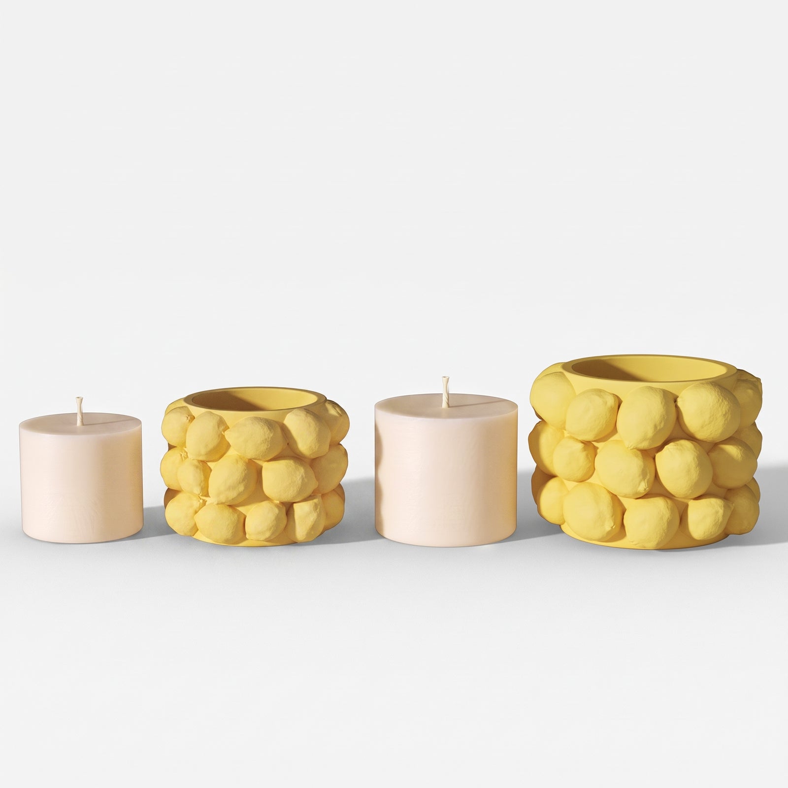 Lemon Drops Candle Jar Silicone Mold Collection