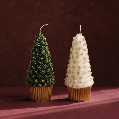 【Pré-venda】Molde de silicone para vela Cupcake de Árvore de Natal Adocicada