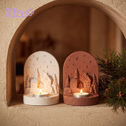 Azulmostaza × Boowan Nicole | Winter Wonderland Tea Light Holder Silicone Mold