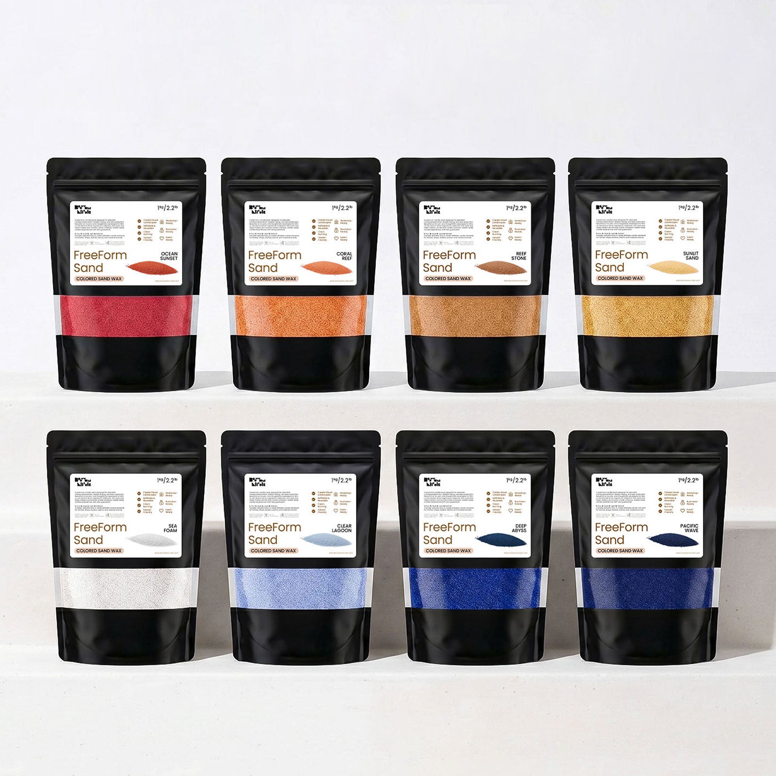 COLORED SAND WAX