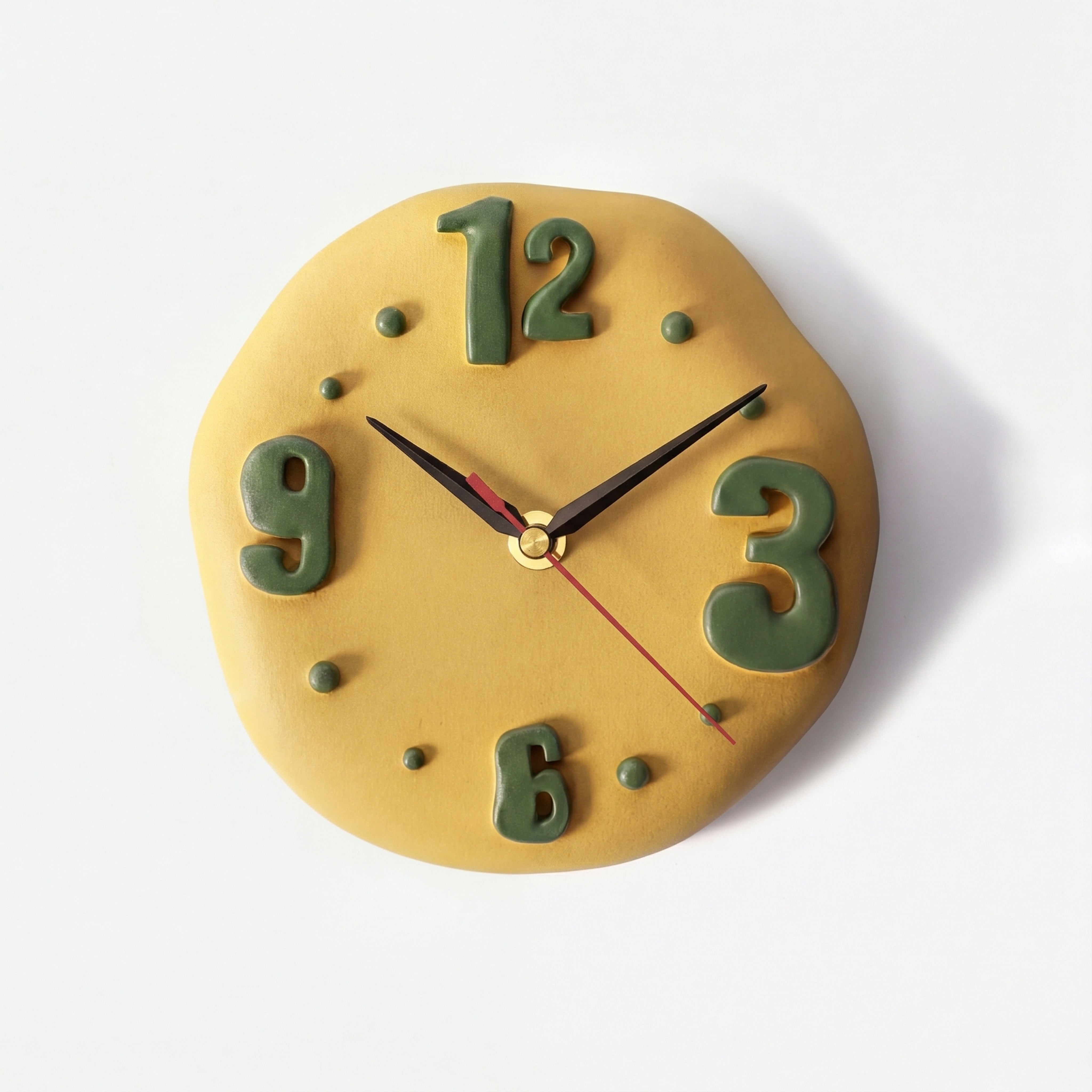 Soft Dough Hour Clock Silicone Mold