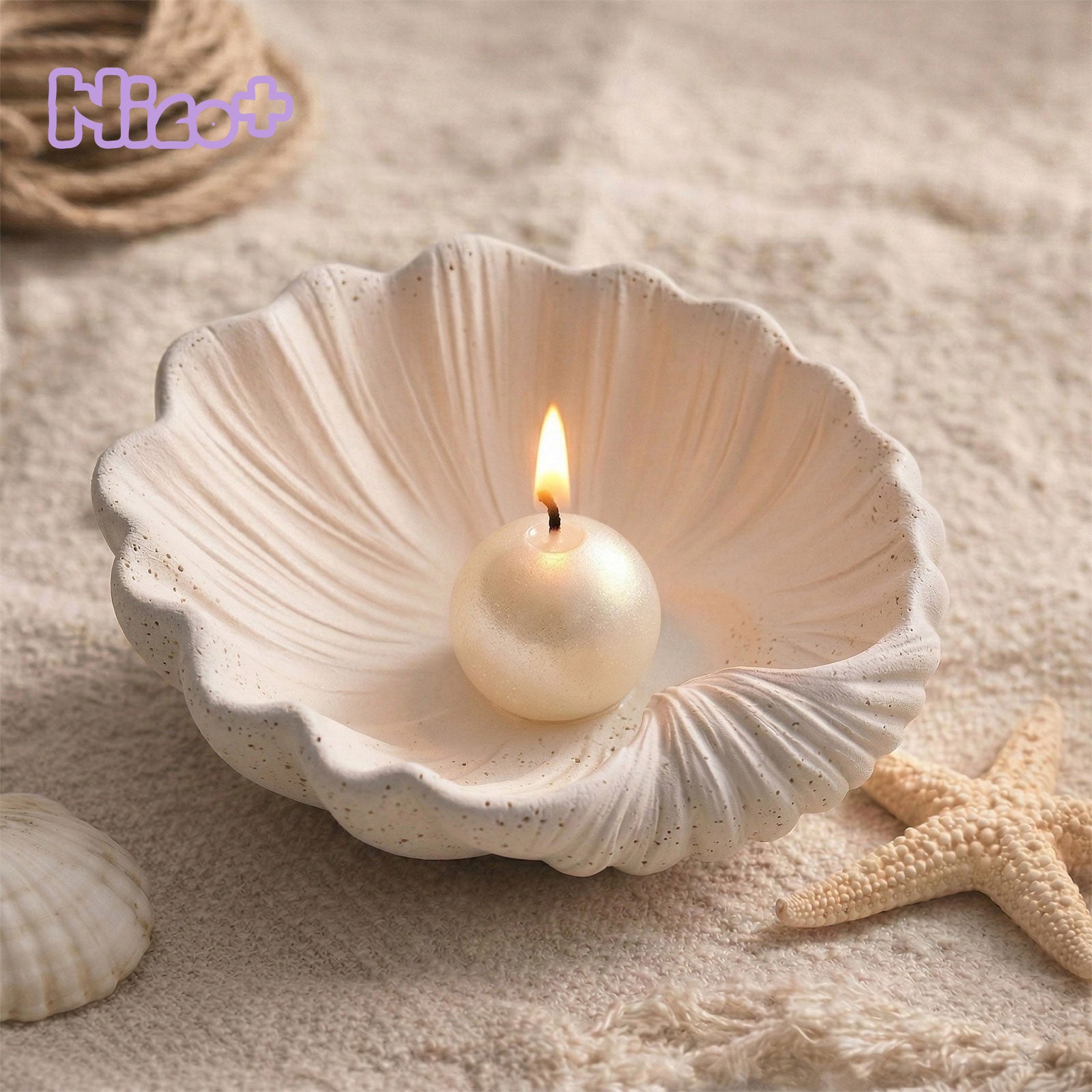 Azulmostaza x BN｜La Isla Bonita Island Pearl Tray Silicone Mold - product photo