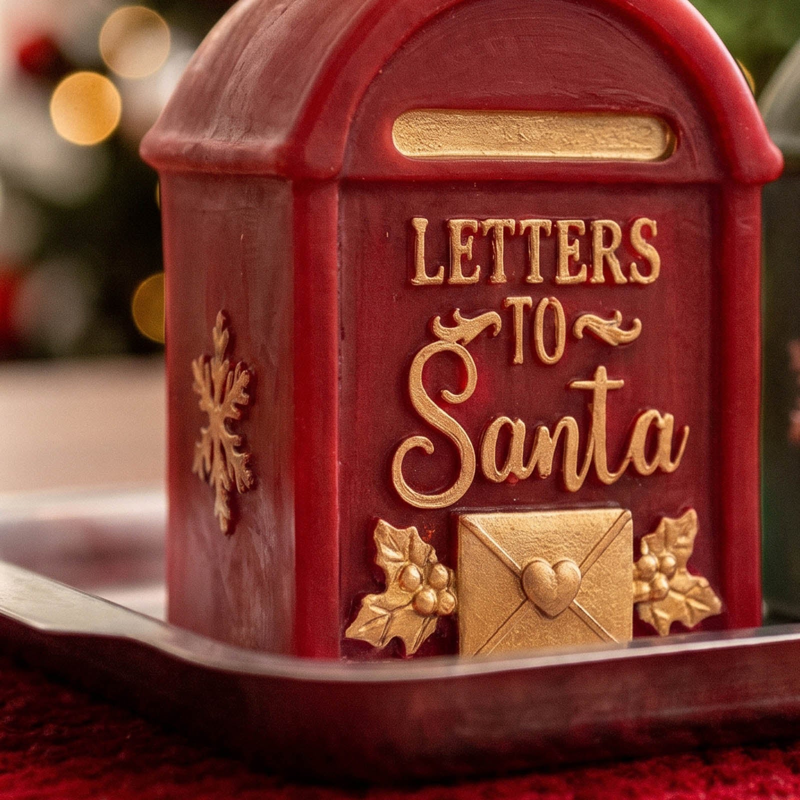 Santa’s Letter Box Candle Silicone Mold