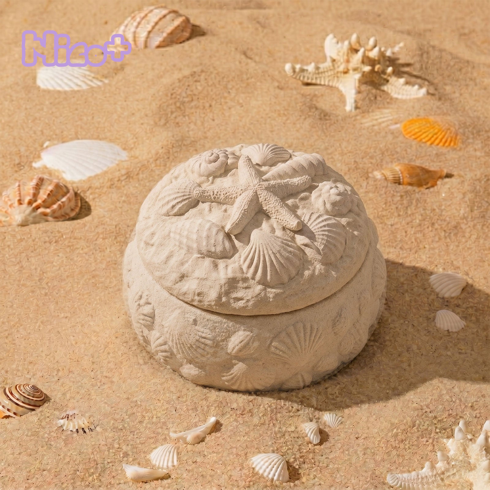 Azulmostaza × Boowan Nicole ｜Набор силиконовых форм La Isla Bonita Shell Secret Box_SH1429