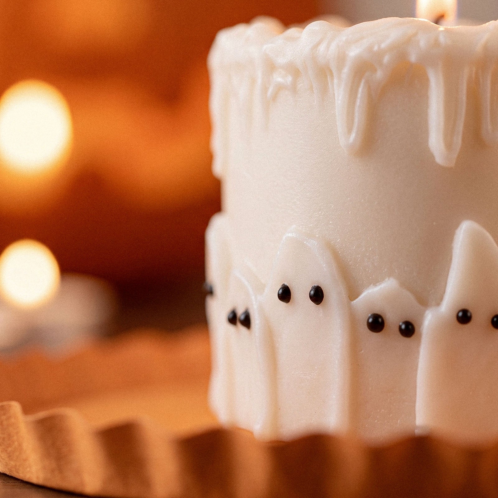 Ghostly Cake Candle Silicone Mold