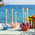 Azulmostaza × BN｜La Isla Bonita Coral Soft Light Candle Holder Silicone Mold - product photo