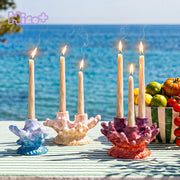 Azulmostaza × BN｜La Isla Bonita Coral Soft Light Candle Holder Silicone Mold - product photo