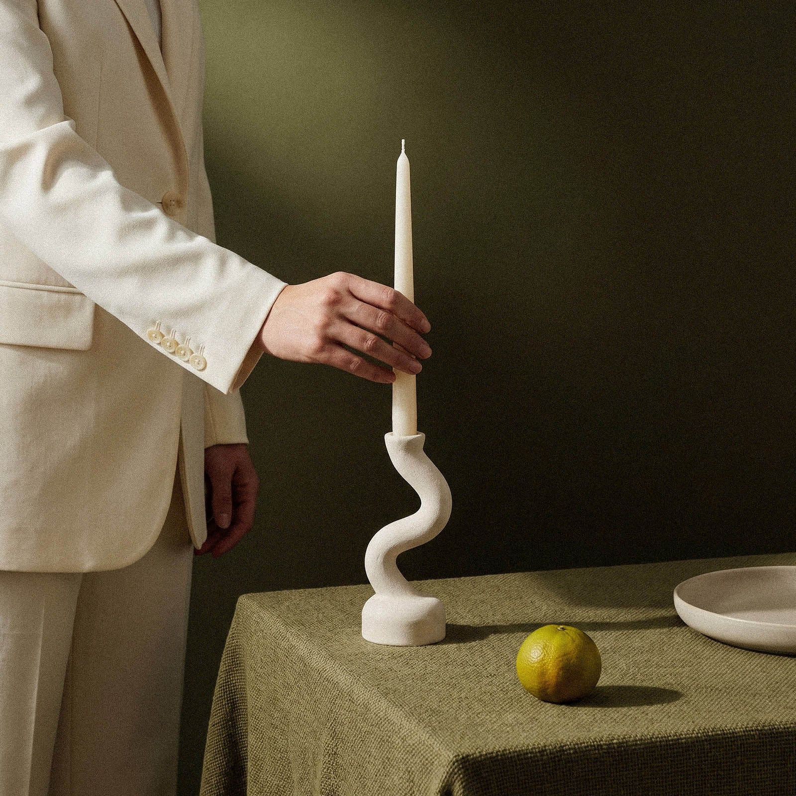 NINA FITZ x Boowan Nicole BEND Candle Holder Silicone Mold