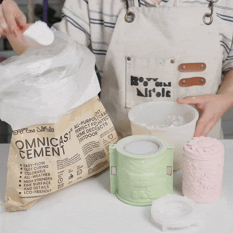 The Making Process of the Sunny Blooms Candle Jar - Boowan Nicole
