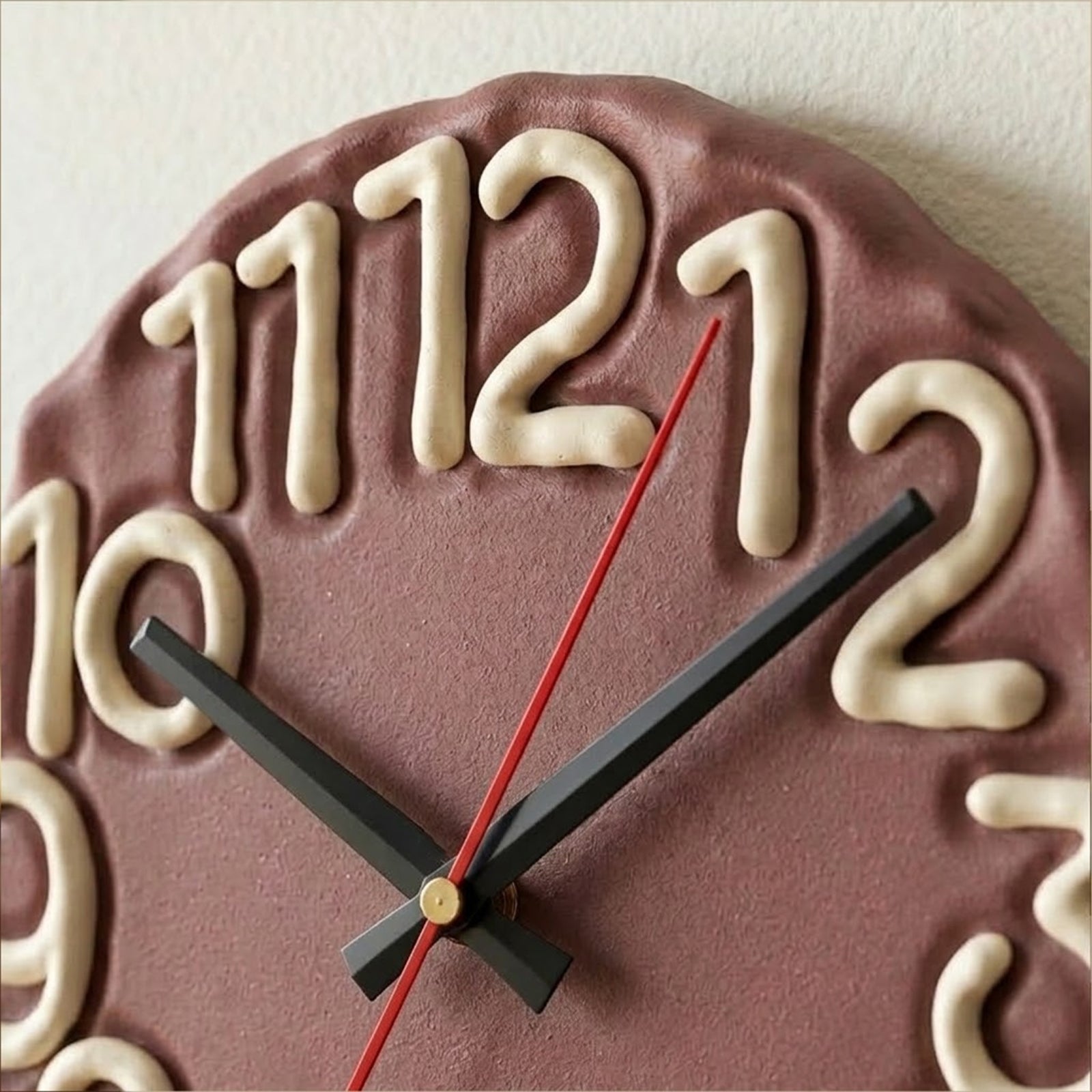 Scribble Numeral Clock Silicone Mold