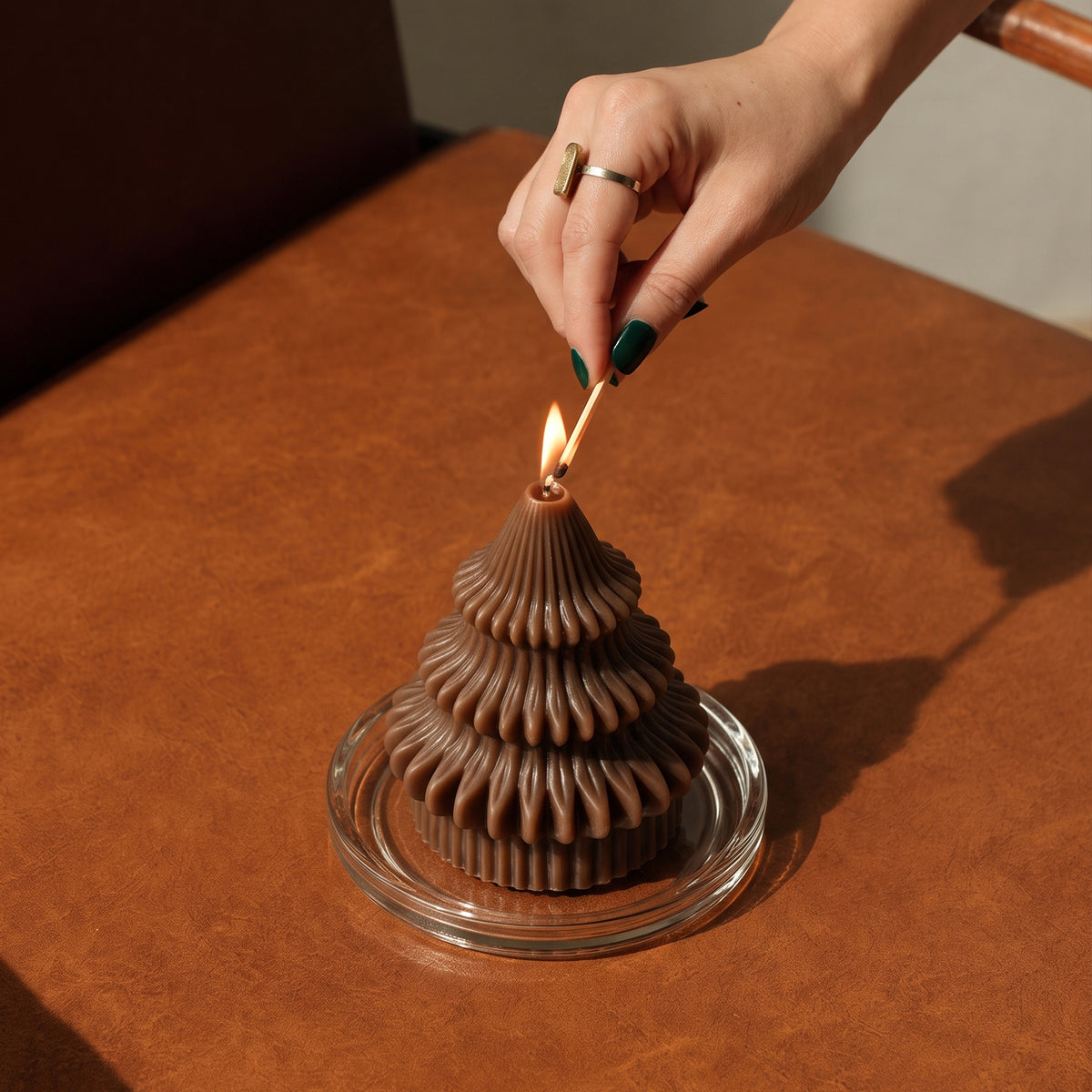 Sculpted Christmas Tree Candle Silicone Mold Collection