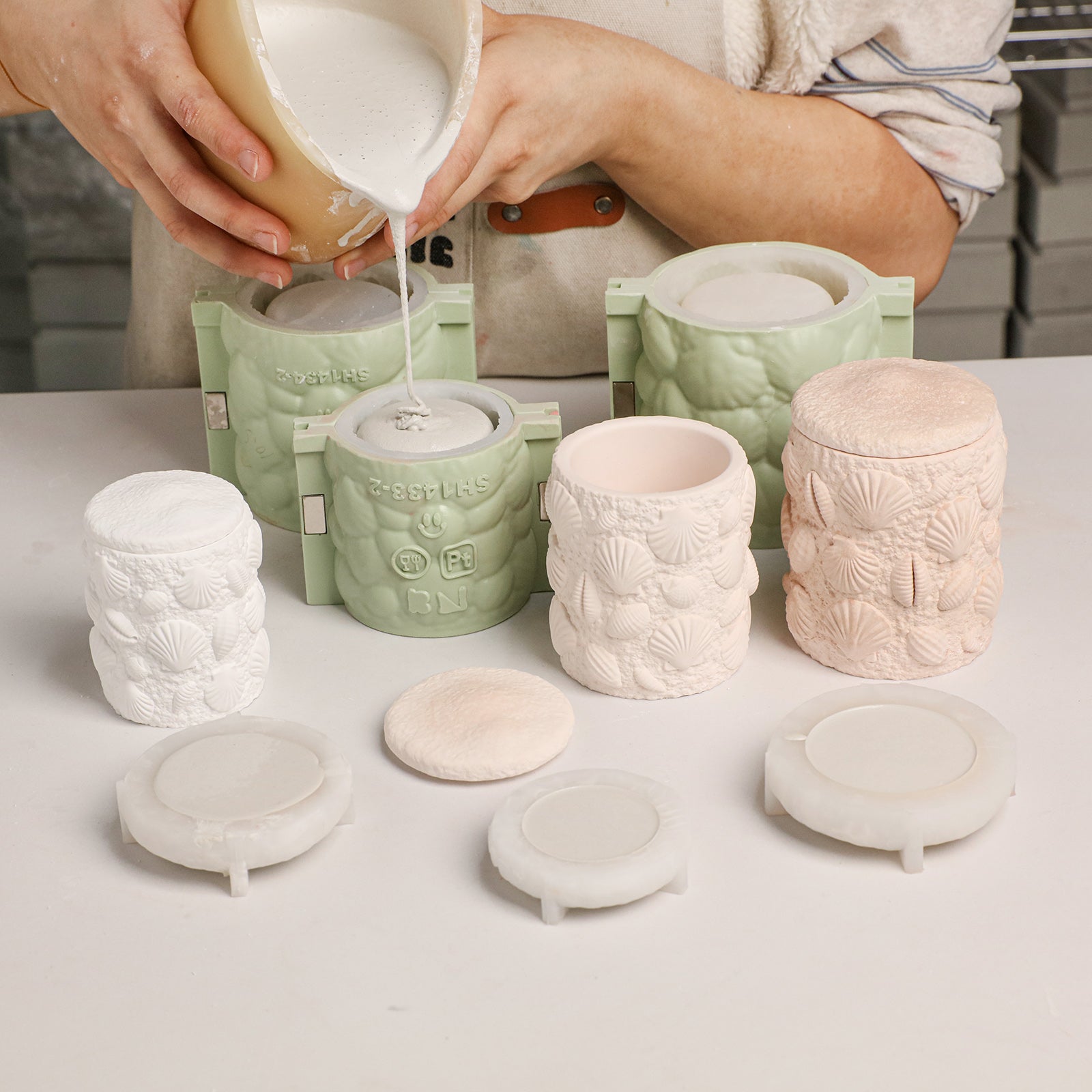 Azulmostaza × BN｜La Isla Bonita Sea Treasure Jar Silicone Mold