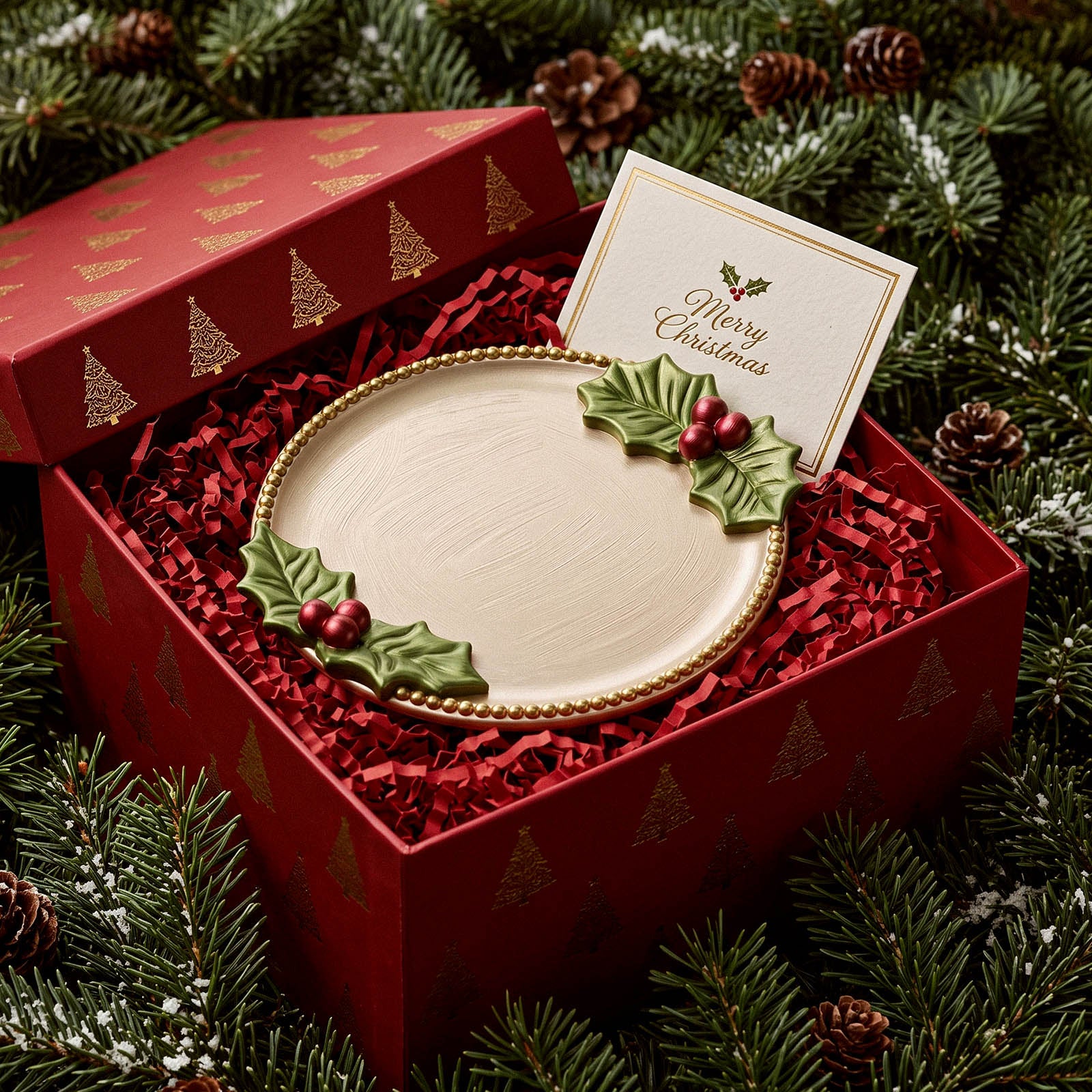 Azulmostaza × Boowan Nicole｜Christmas Holly Berry Tray Silicone Mold