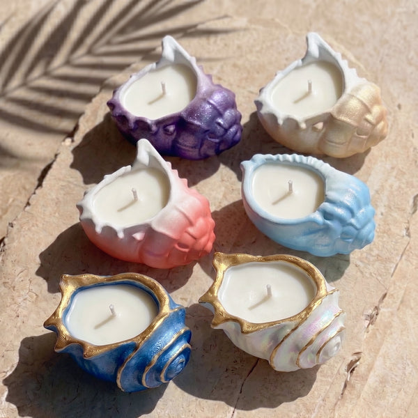 Sea Whisper Conch Candle Jar Mold Collection - product detail 3