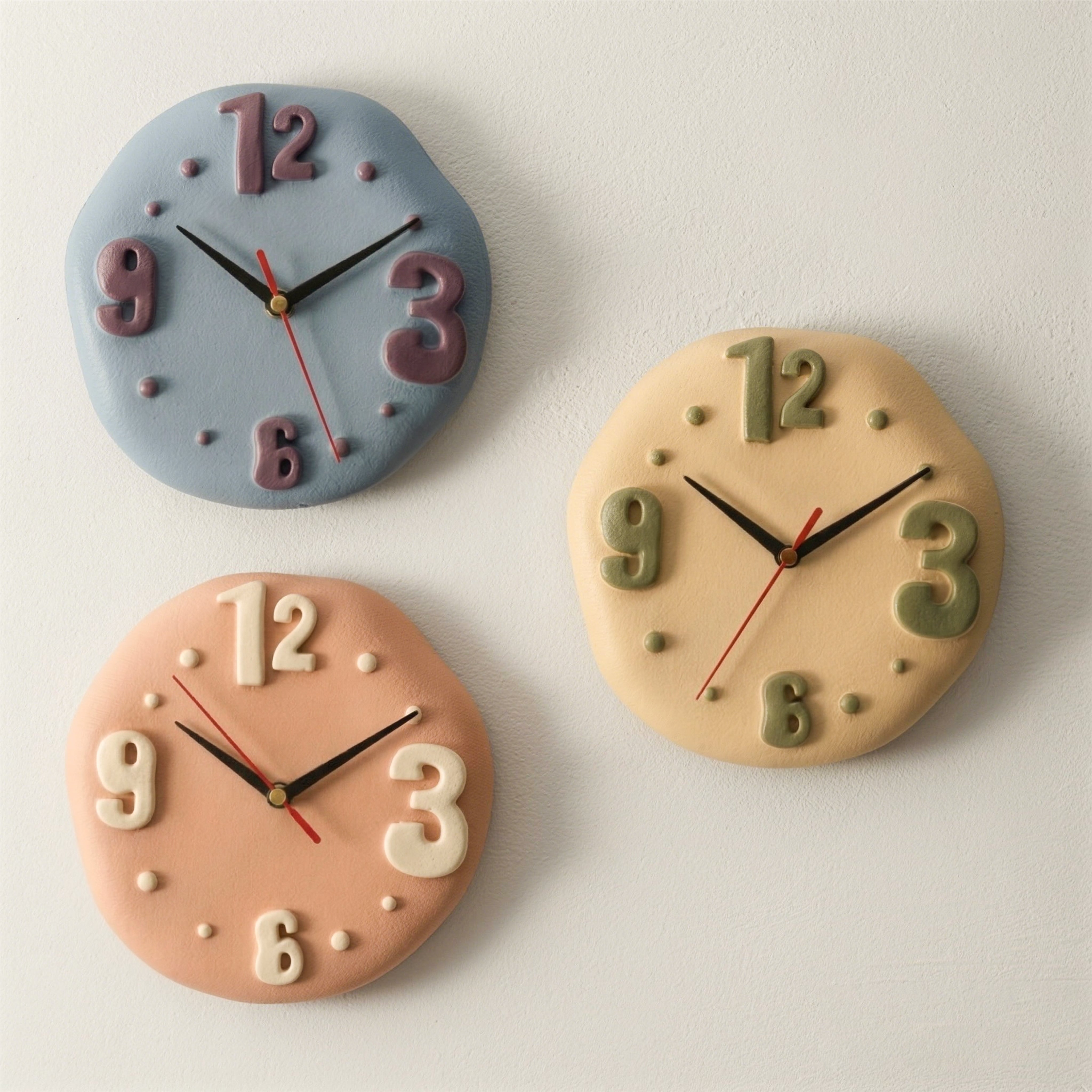 Soft Dough Hour Clock Silicone Mold