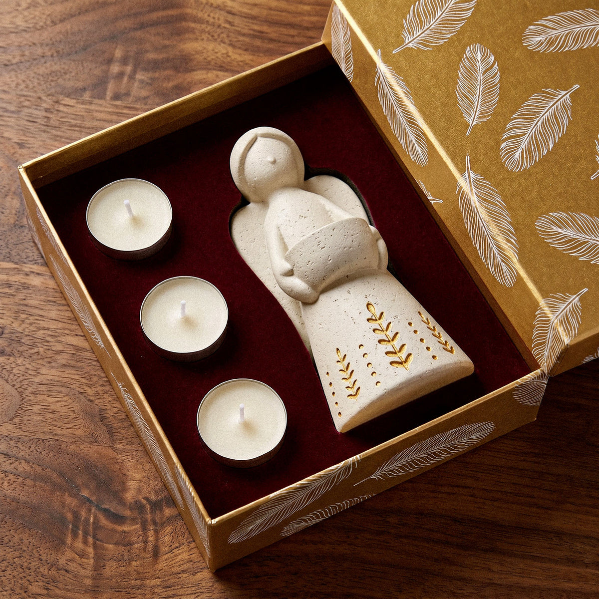 Azulmostaza x Boowan Nicole｜Angel of Light Tealight Holder Silicone Mold