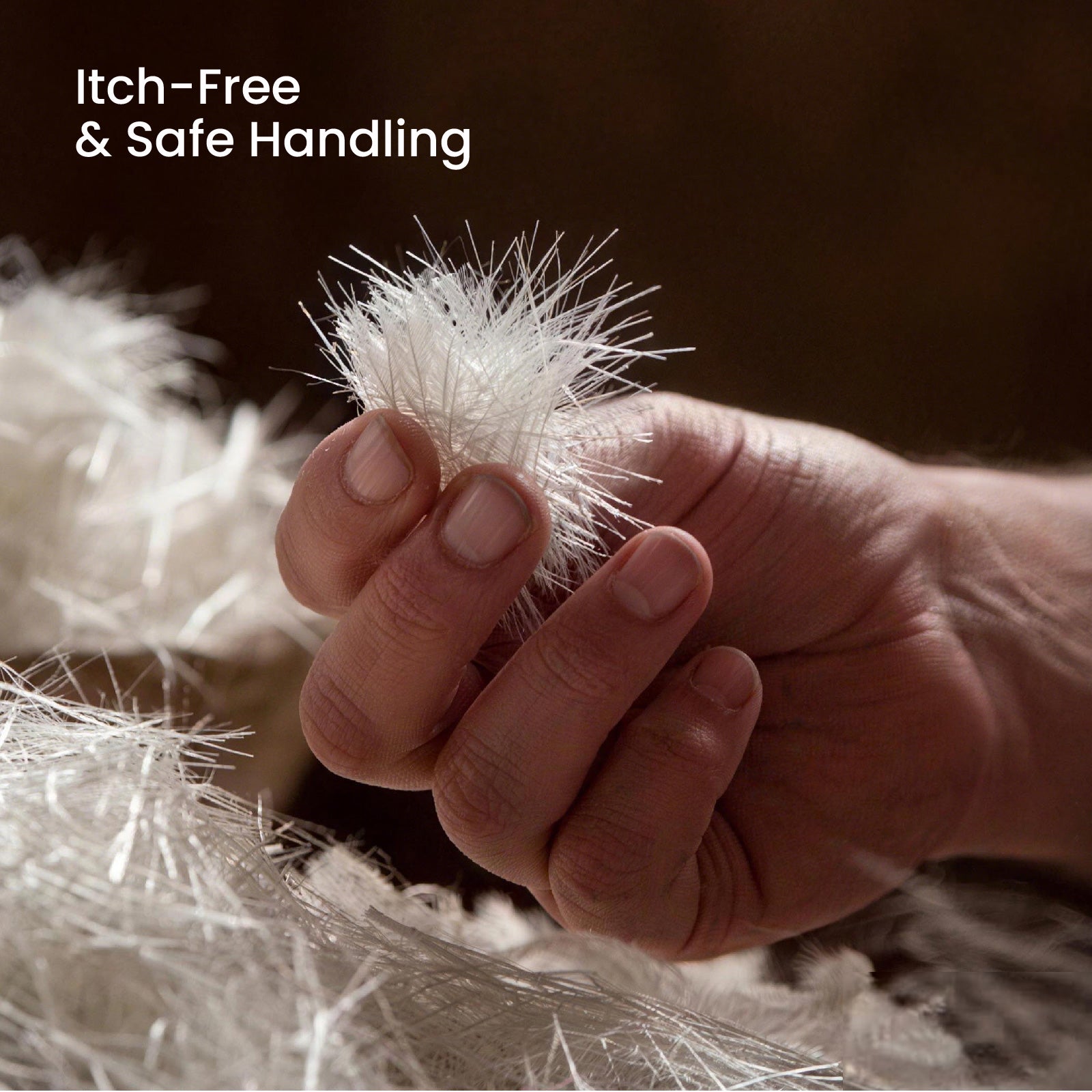 Itch-Free & Safe Handling Omnicast Cement Reinforcing Fibers - Boowan Nicole