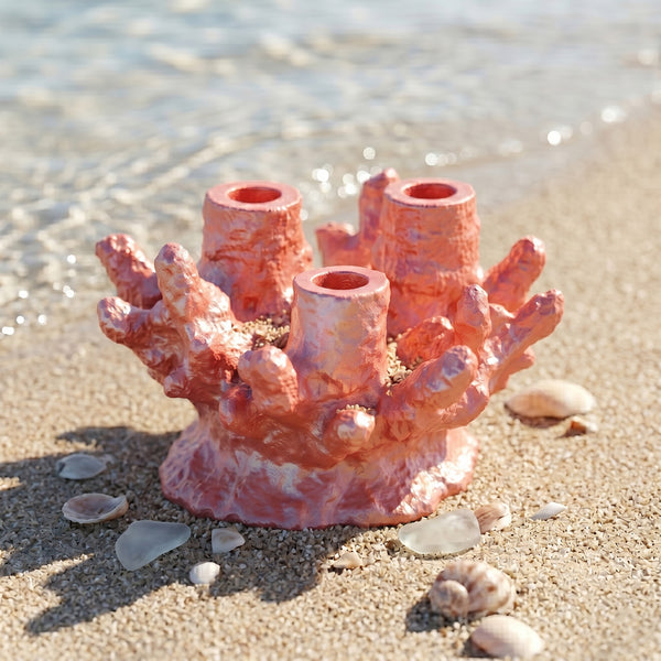 Azulmostaza × BN｜La Isla Bonita Coral Soft Light Candle Holder Silicone Mold - product detail 2
