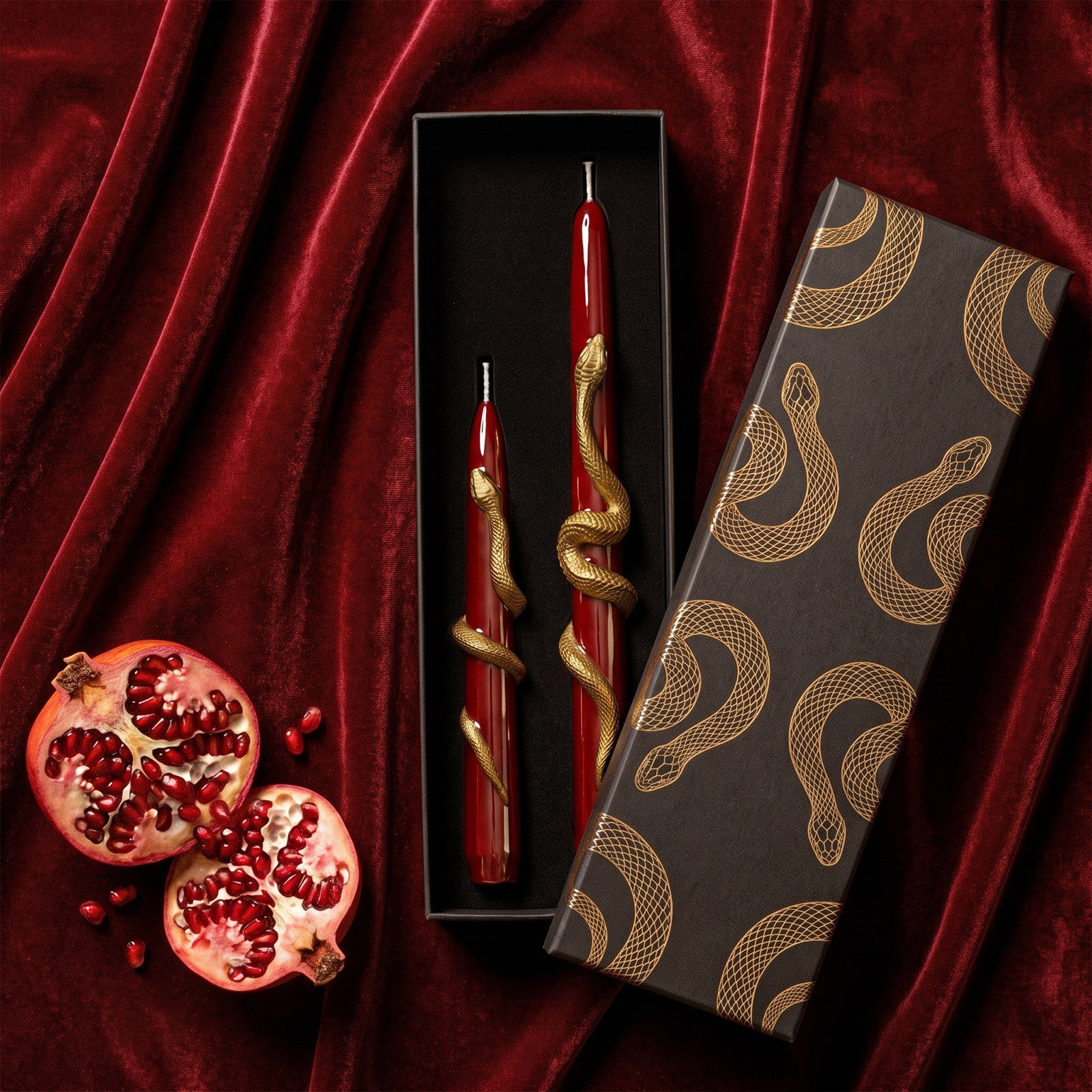 Coiled Snake Taper Candle Silicone Mold