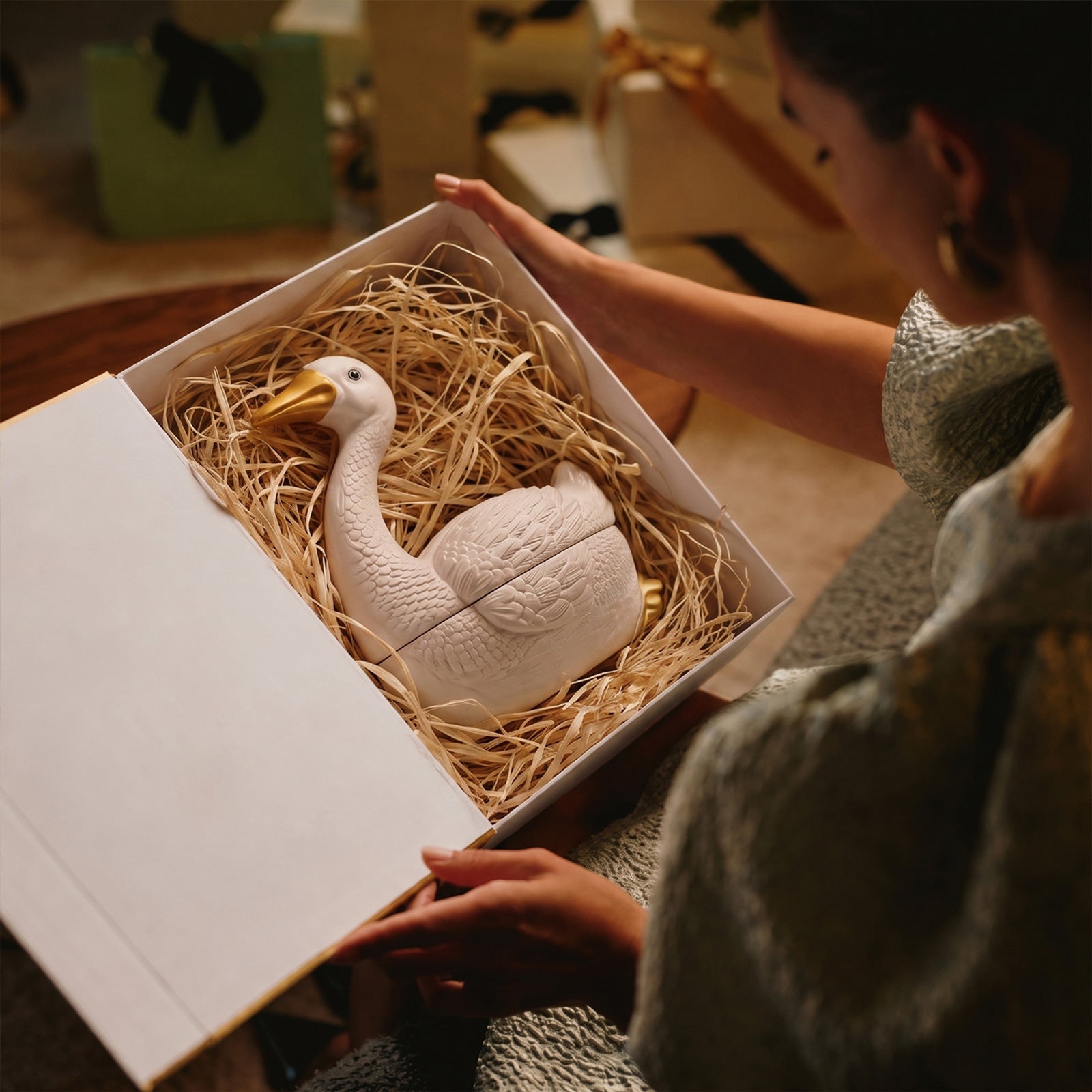 Swan Lake Candle Jar Silicone Mold