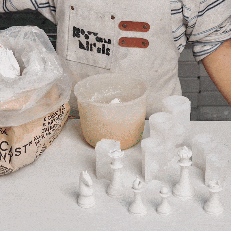 Classic Chess Piece Silicone Mold Set