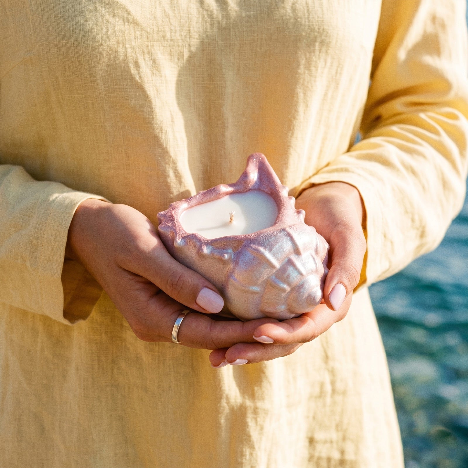 Sea Whisper Conch Candle Jar Mold Collection - product detail 4