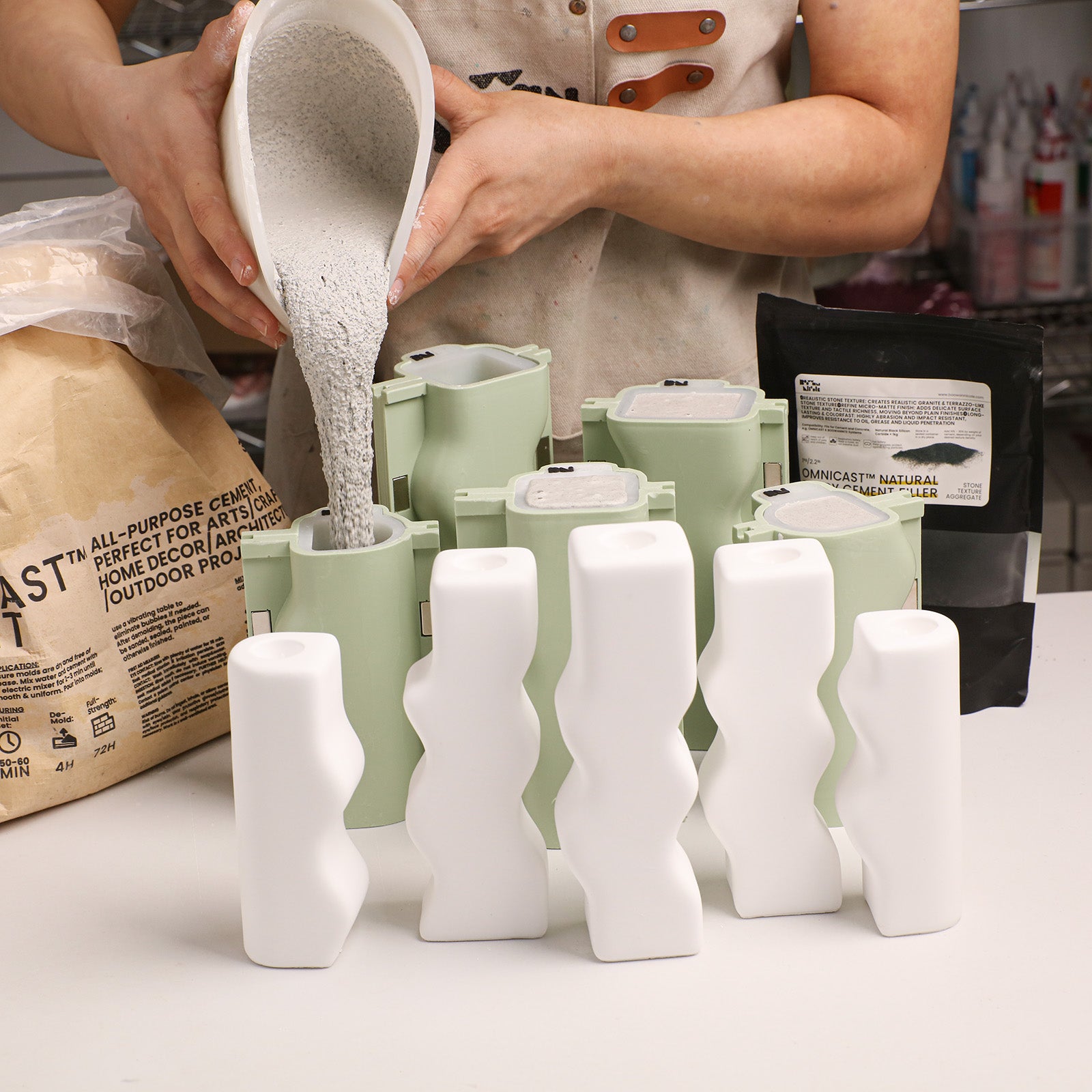 NINA FITZ x Boowan Nicole KIN Candle Holder Silicone Mold Collection