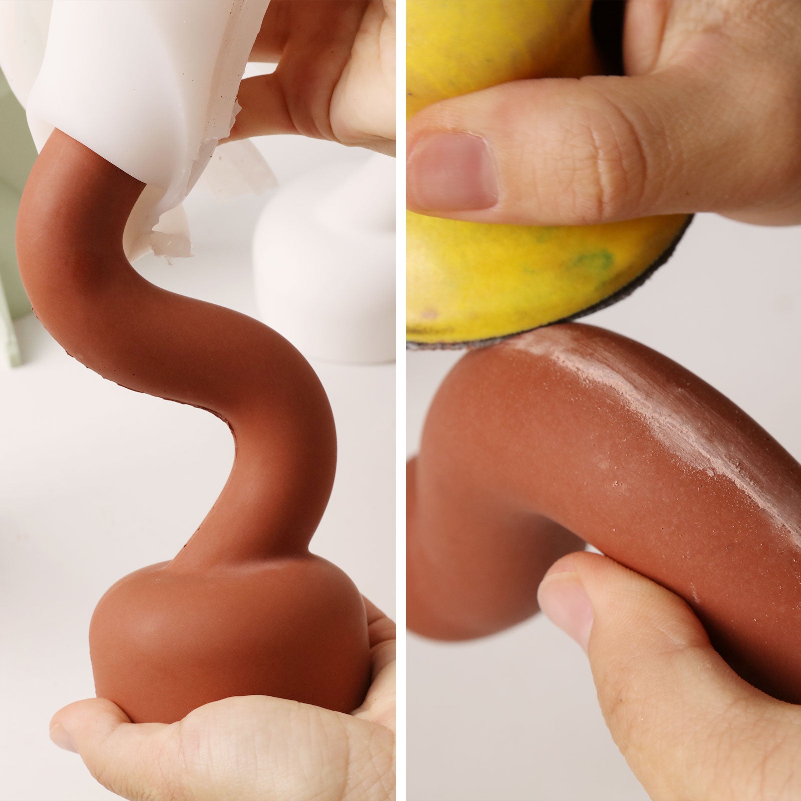 NINA FITZ x Boowan Nicole BEND Candle Holder Silicone Mold