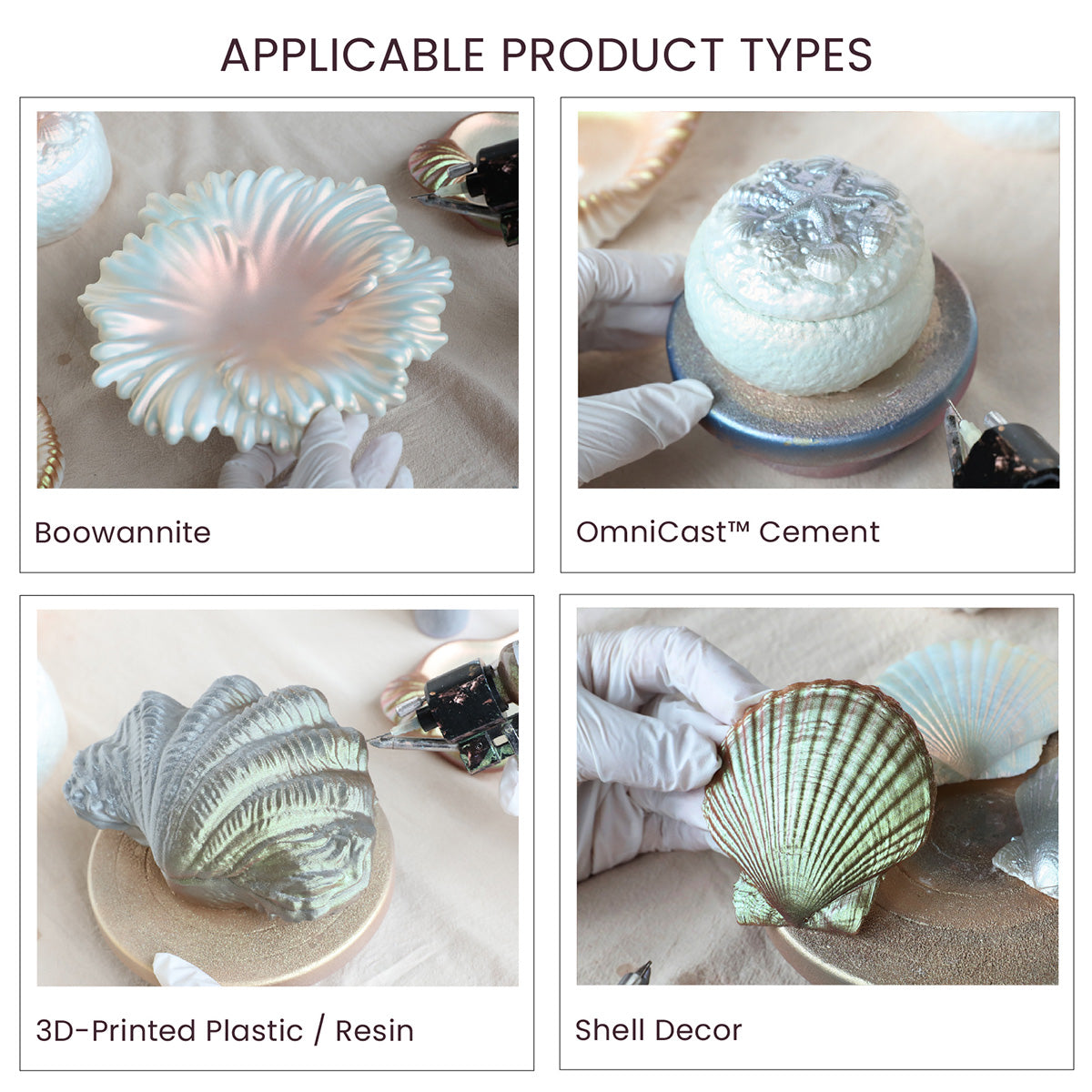 Pro Paint Coating For Zero-Clean Airbrush 4 Of Pearl Colors