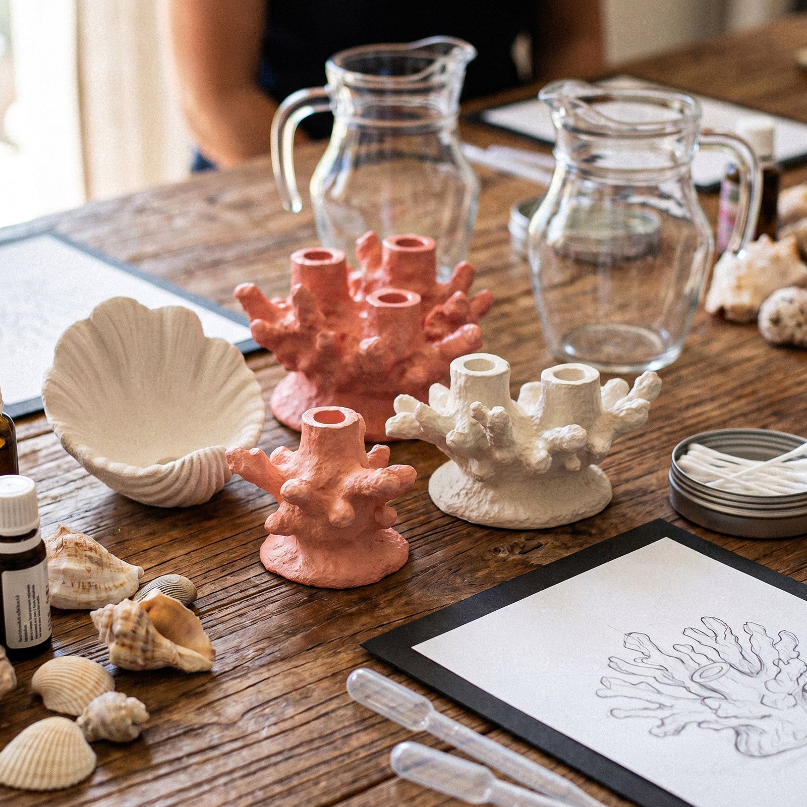 Azulmostaza × BN｜La Isla Bonita Coral Soft Light Candle Holder Silicone Mold - product detail 4