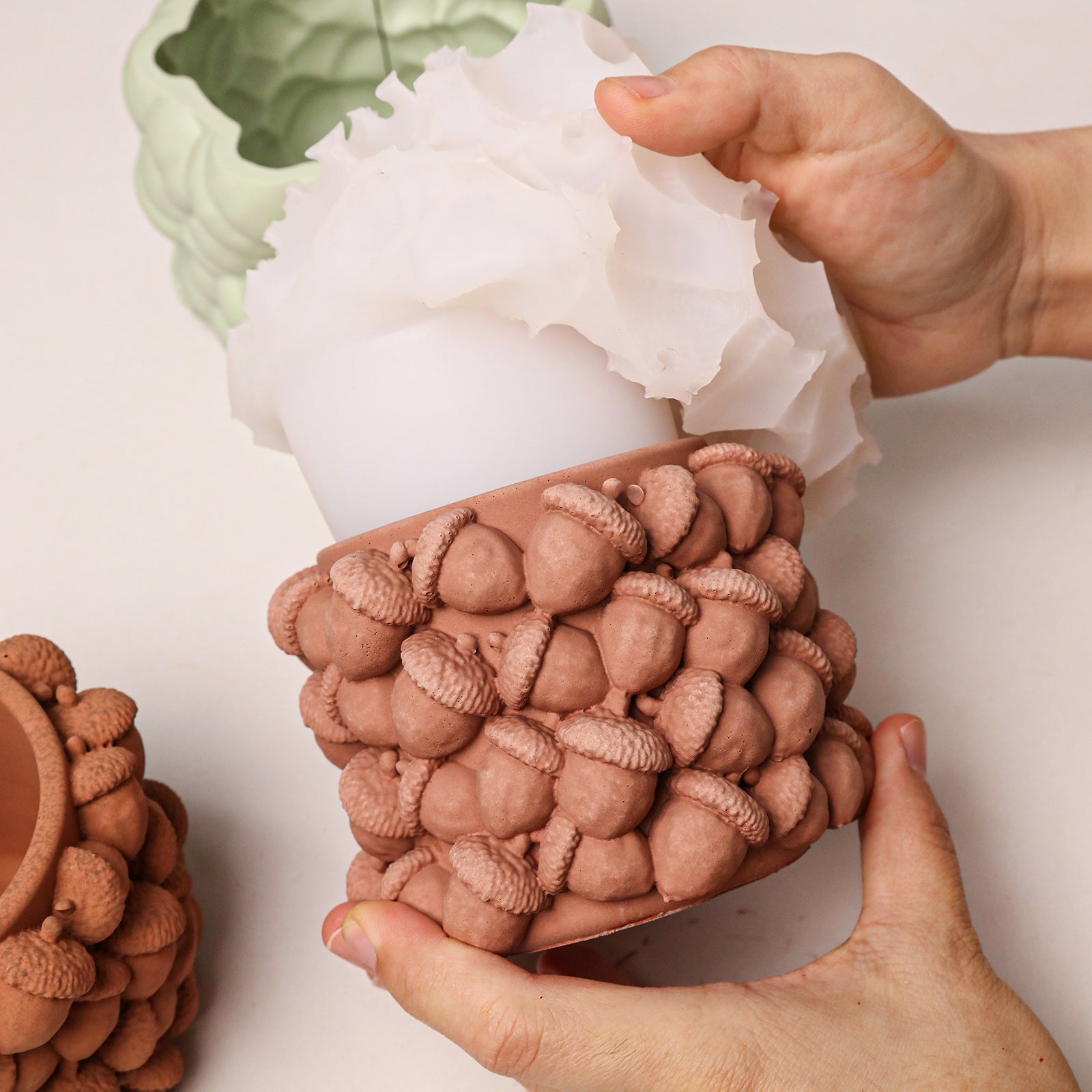 【Pre-sale】Woodland Acorn Candle Jar Silicone Mold