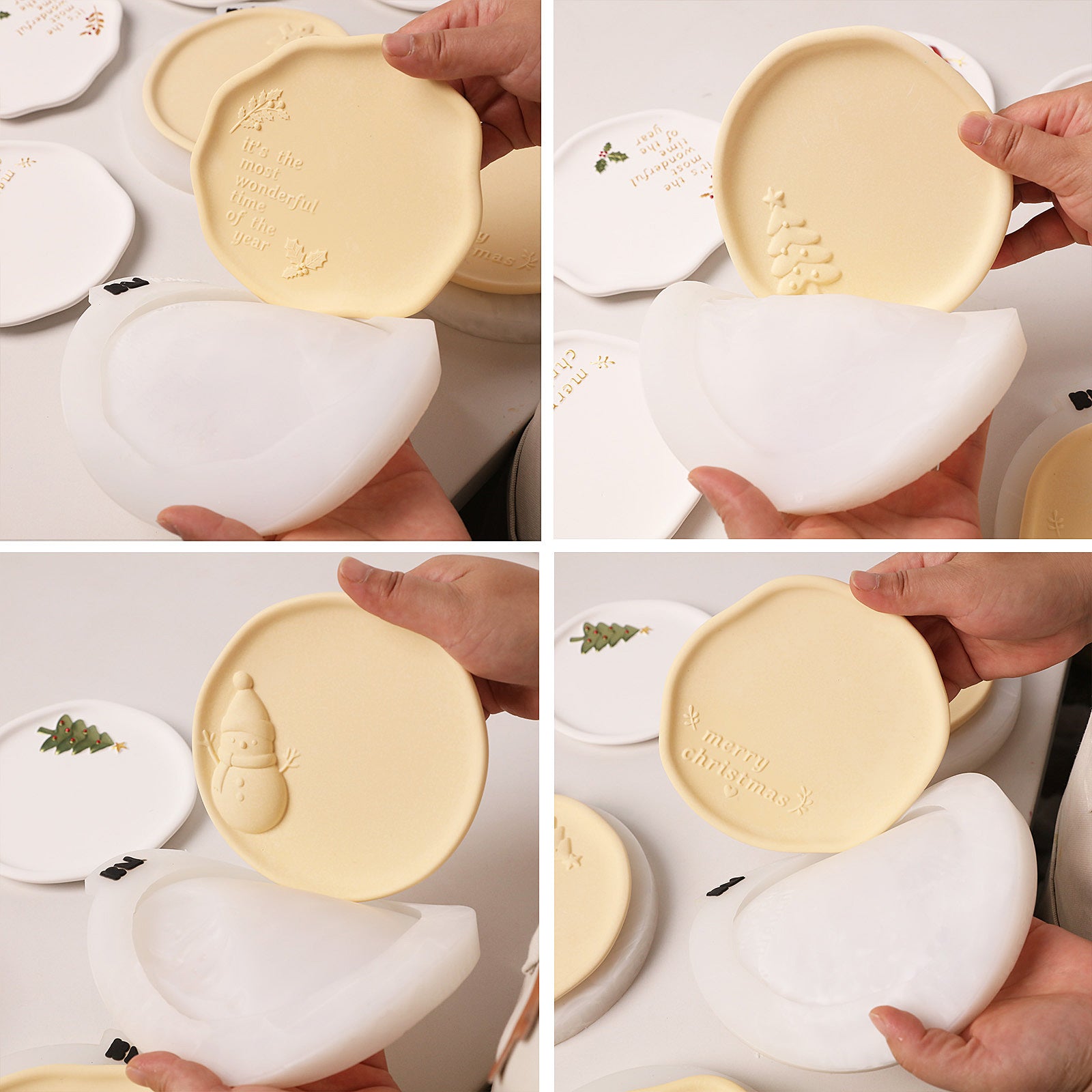 【Pre-sale】Azulmostaza × Boowan Nicole｜Christmas Memories Tray Silicone Mold Collection