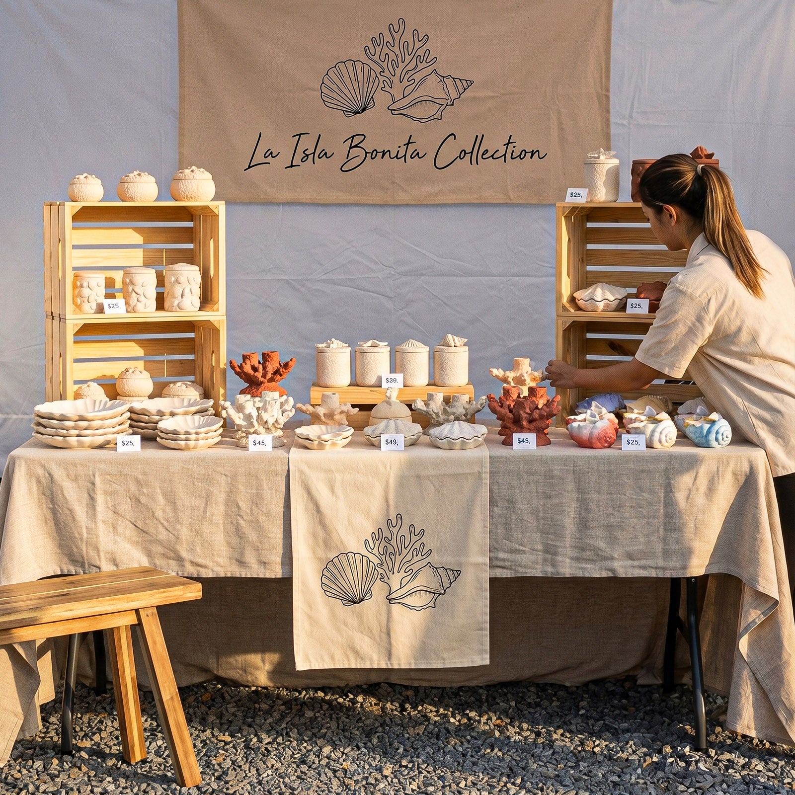 Azulmostaza × BN｜La Isla Bonita Coral Soft Light Candle Holder Silicone Mold - product detail 5