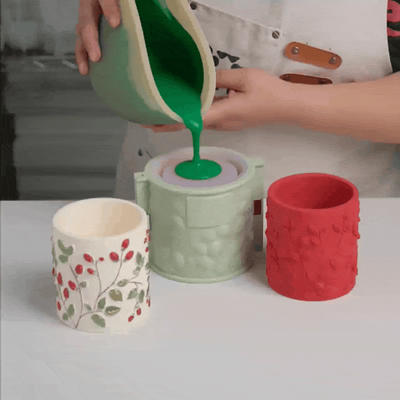 Studio82 x Boowan Nicole | Berry Vine Candle Jar Silicone Mold
